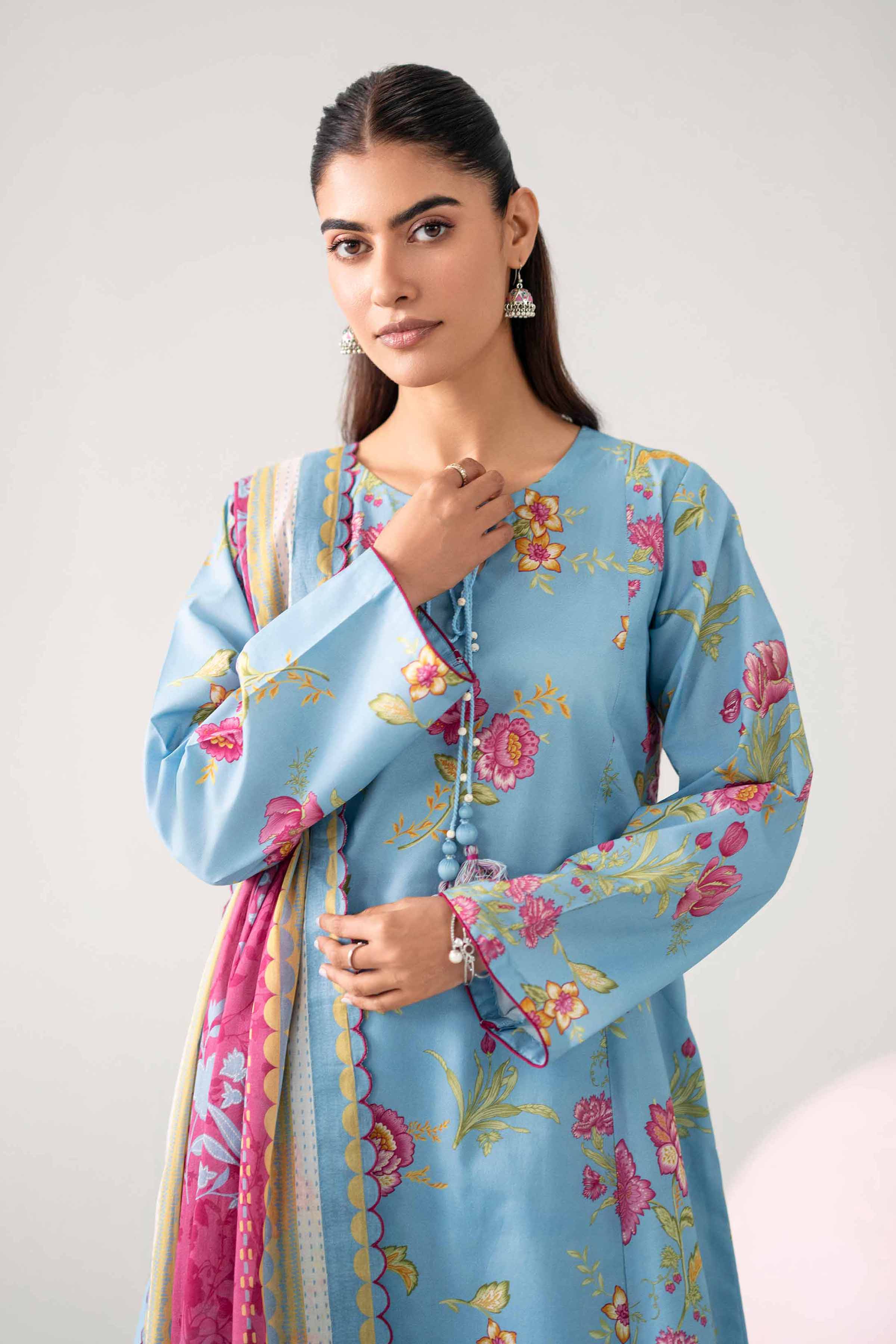 Original Nishat 3 Piece - Printed Loose Fabric - 42602632 | Buy Online in Pakistan