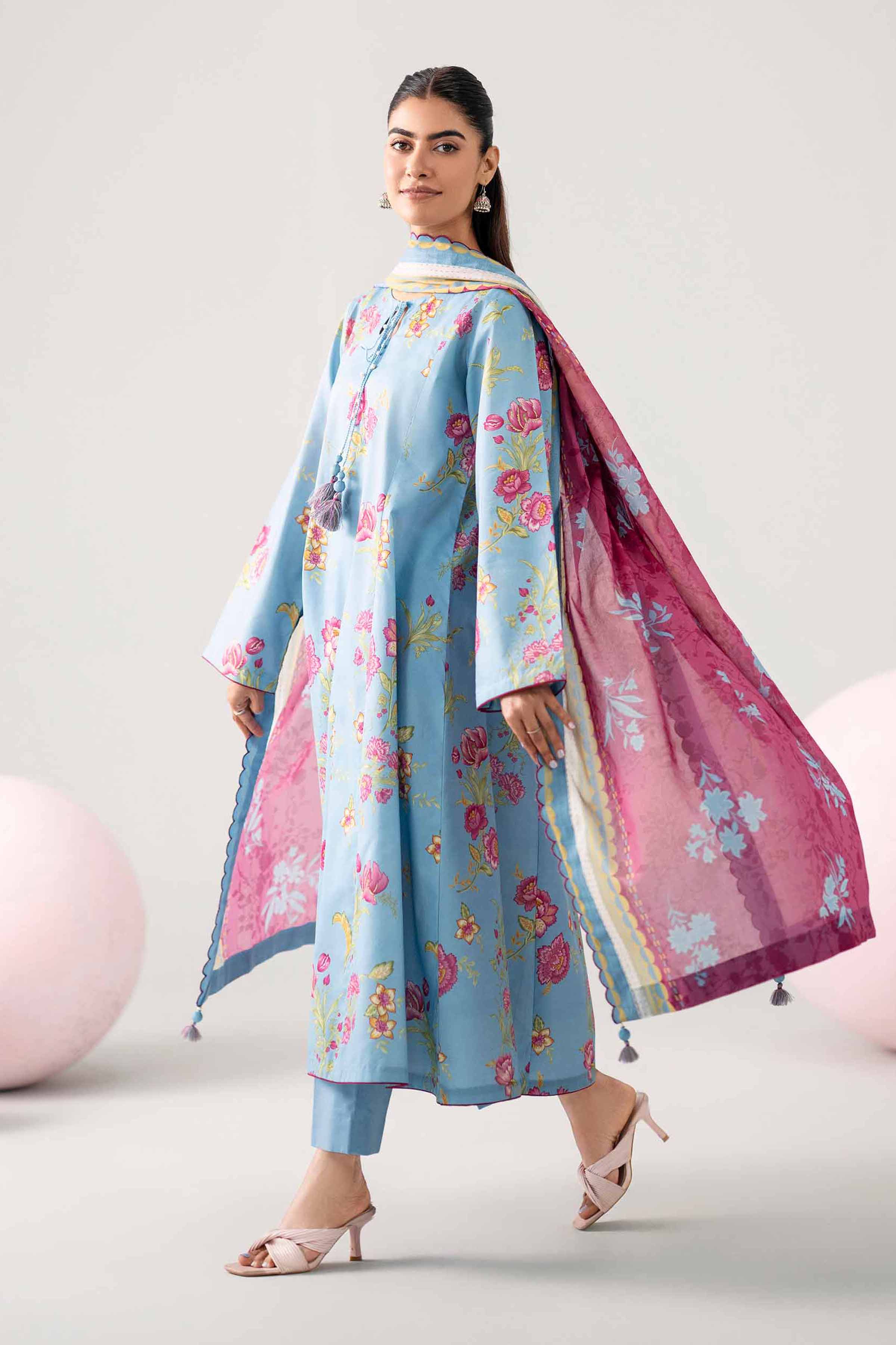 Original Nishat 3 Piece - Printed Loose Fabric - 42602632 | Buy Online in Pakistan