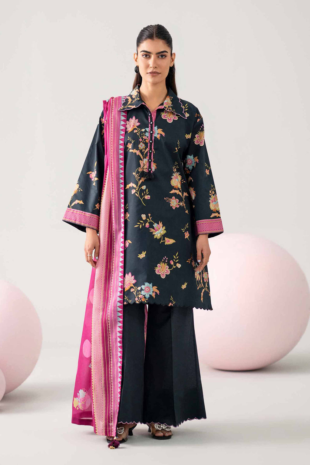 Original Nishat 3 Piece - Printed Loose Fabric - 42602633 | Buy Online in Pakistan