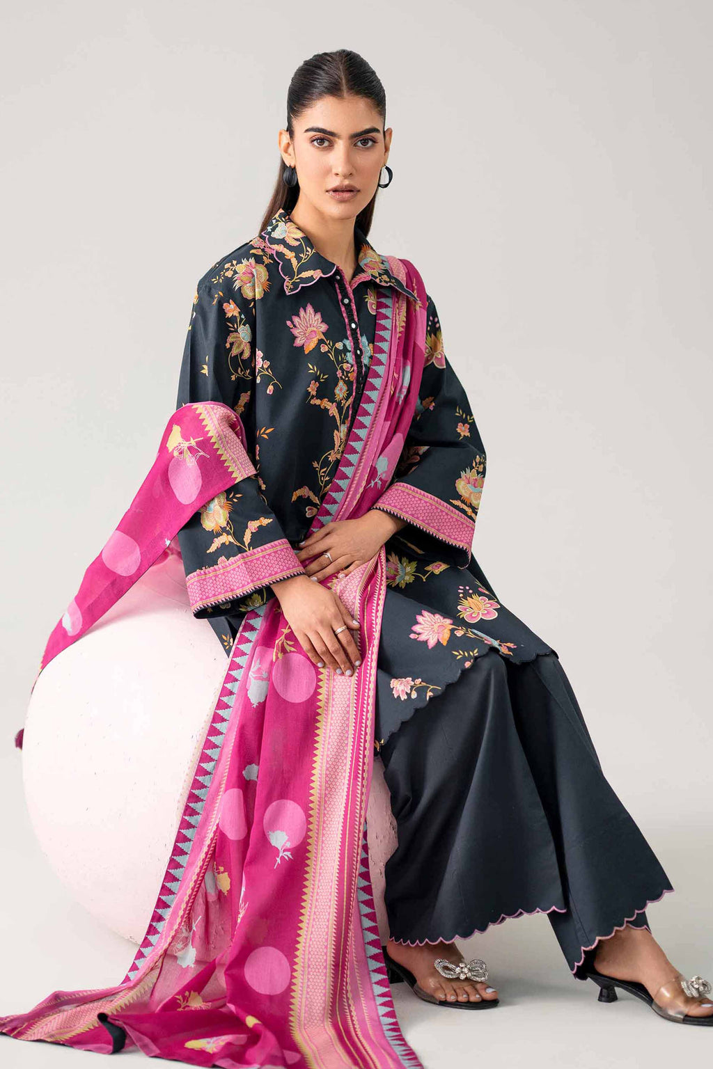 Original Nishat 3 Piece - Printed Loose Fabric - 42602633 | Buy Online in Pakistan