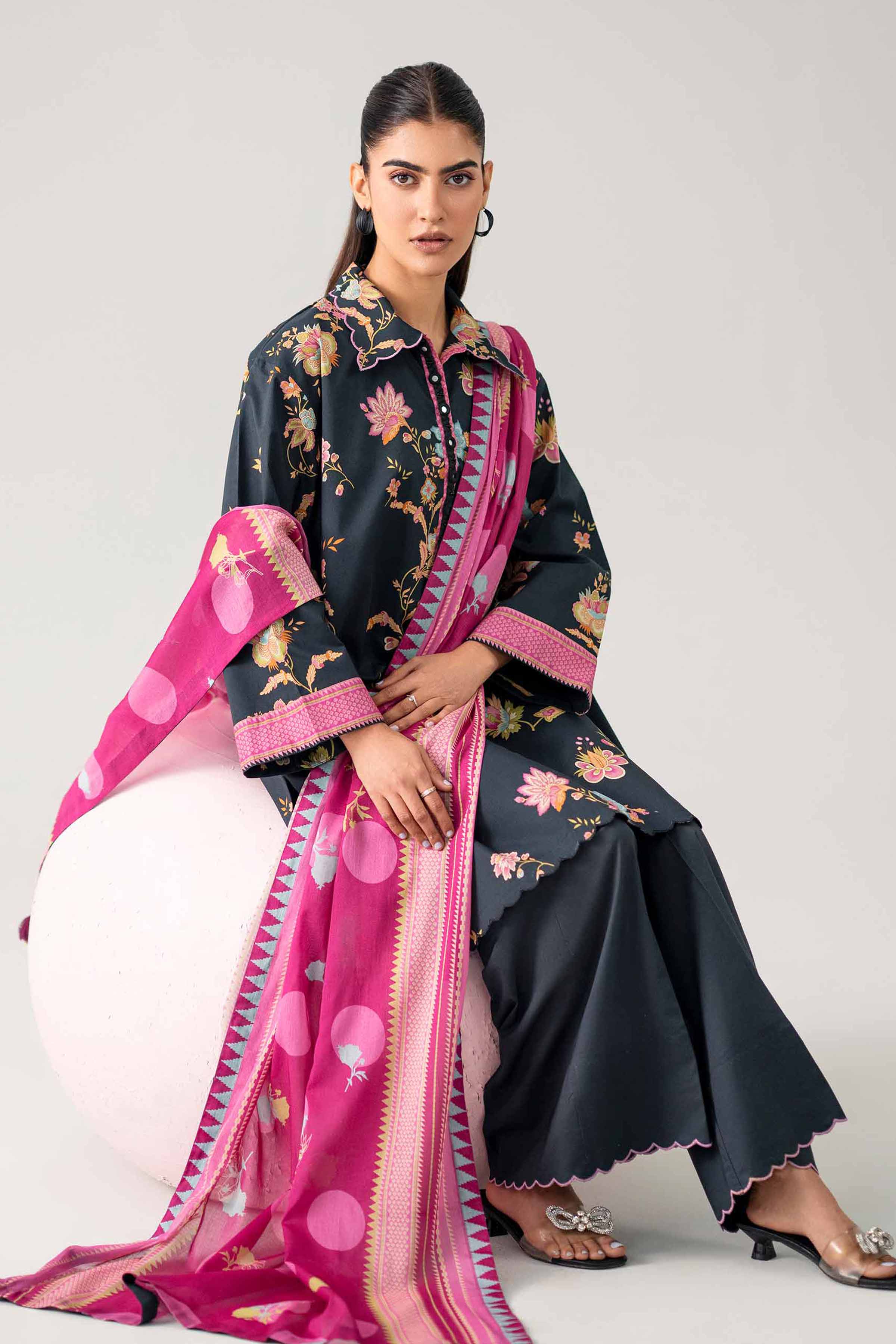 Original Nishat 3 Piece - Printed Loose Fabric - 42602633 | Buy Online in Pakistan