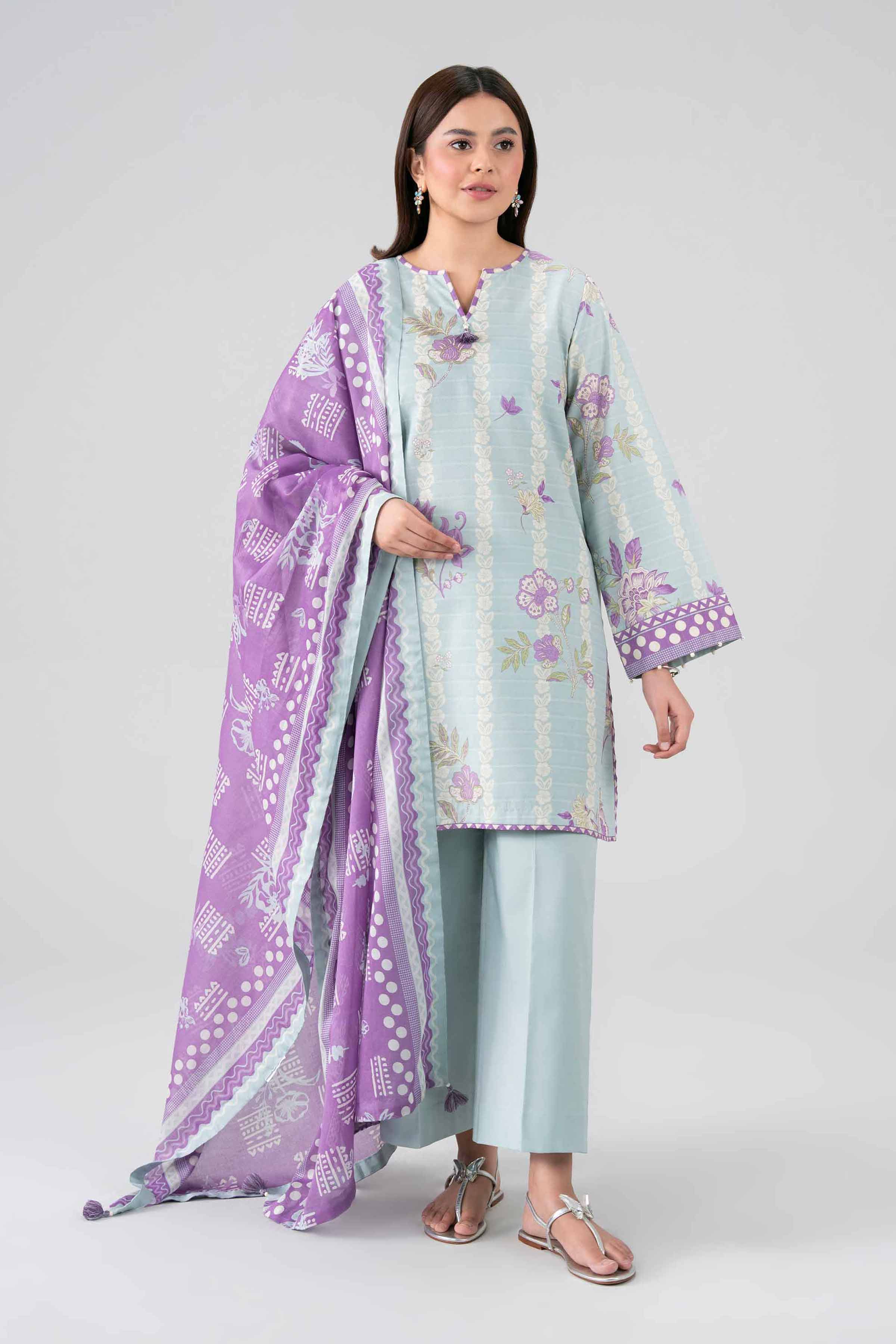 Original Nishat 3 Piece - Printed Loose Fabric - 42602634 | Buy Online in Pakistan