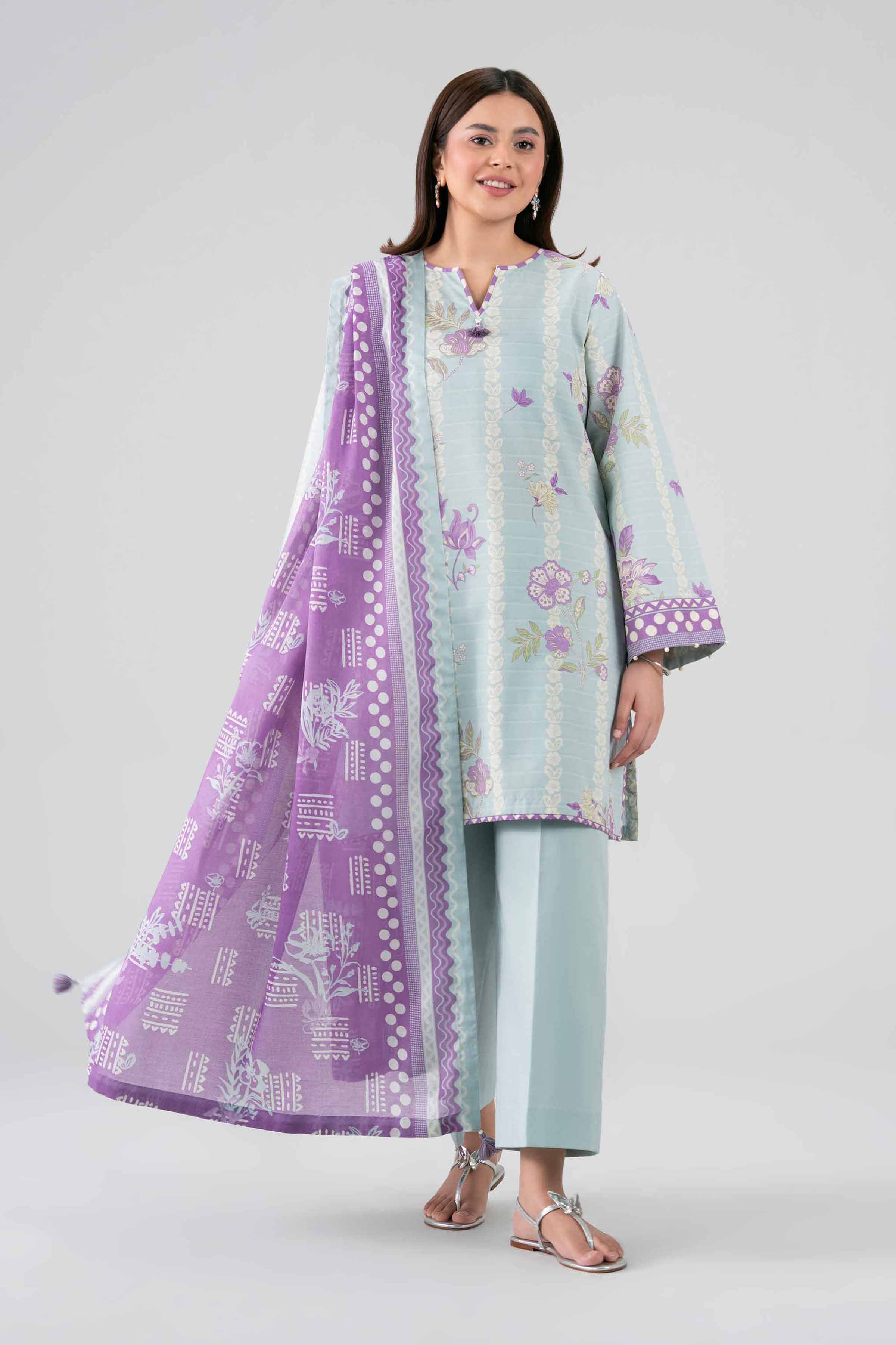 Original Nishat 3 Piece - Printed Loose Fabric - 42602634 | Buy Online in Pakistan