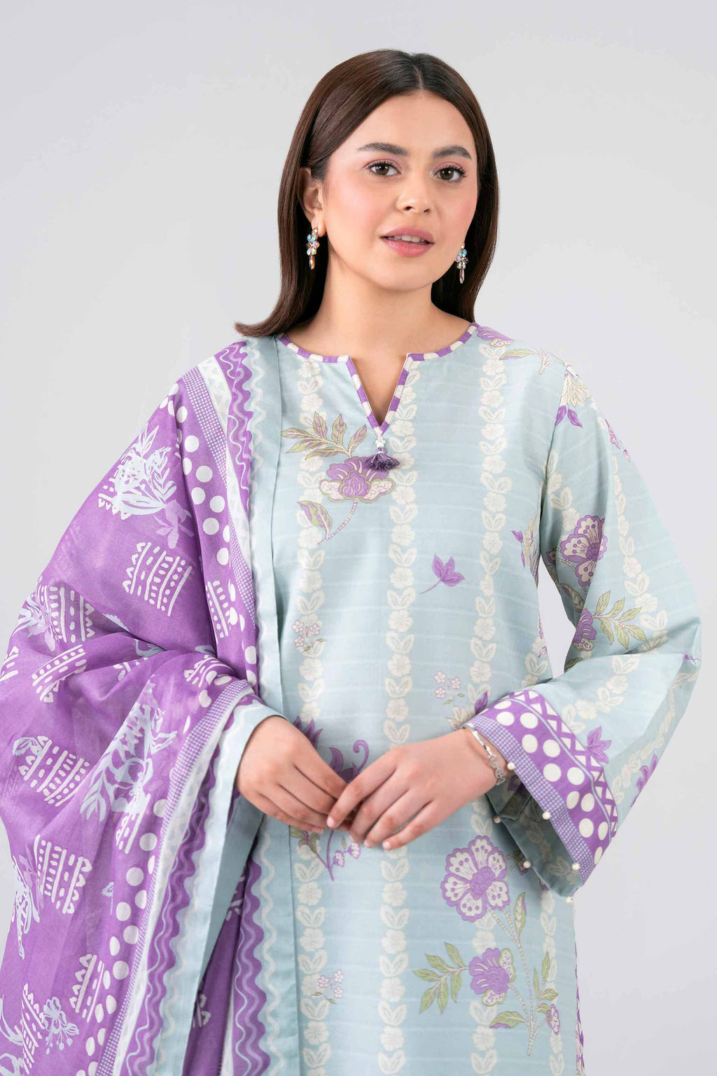 Original Nishat 3 Piece - Printed Loose Fabric - 42602634 | Buy Online in Pakistan