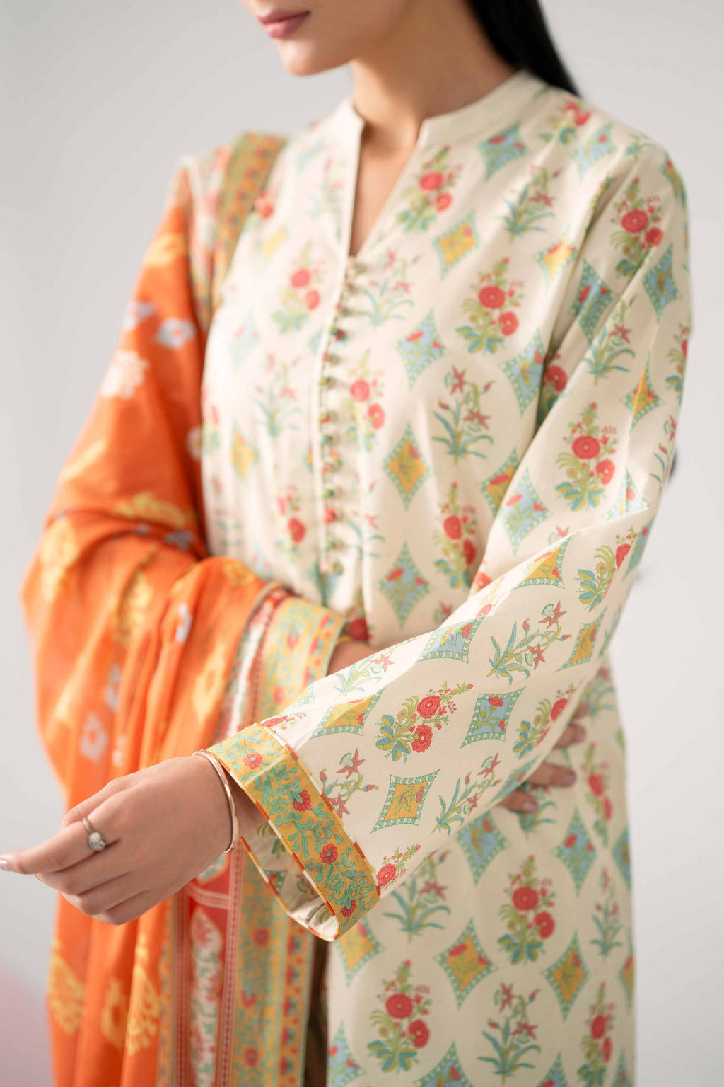 Original Nishat 3 Piece - Printed Loose Fabric - 42602635 | Buy Online in Pakistan
