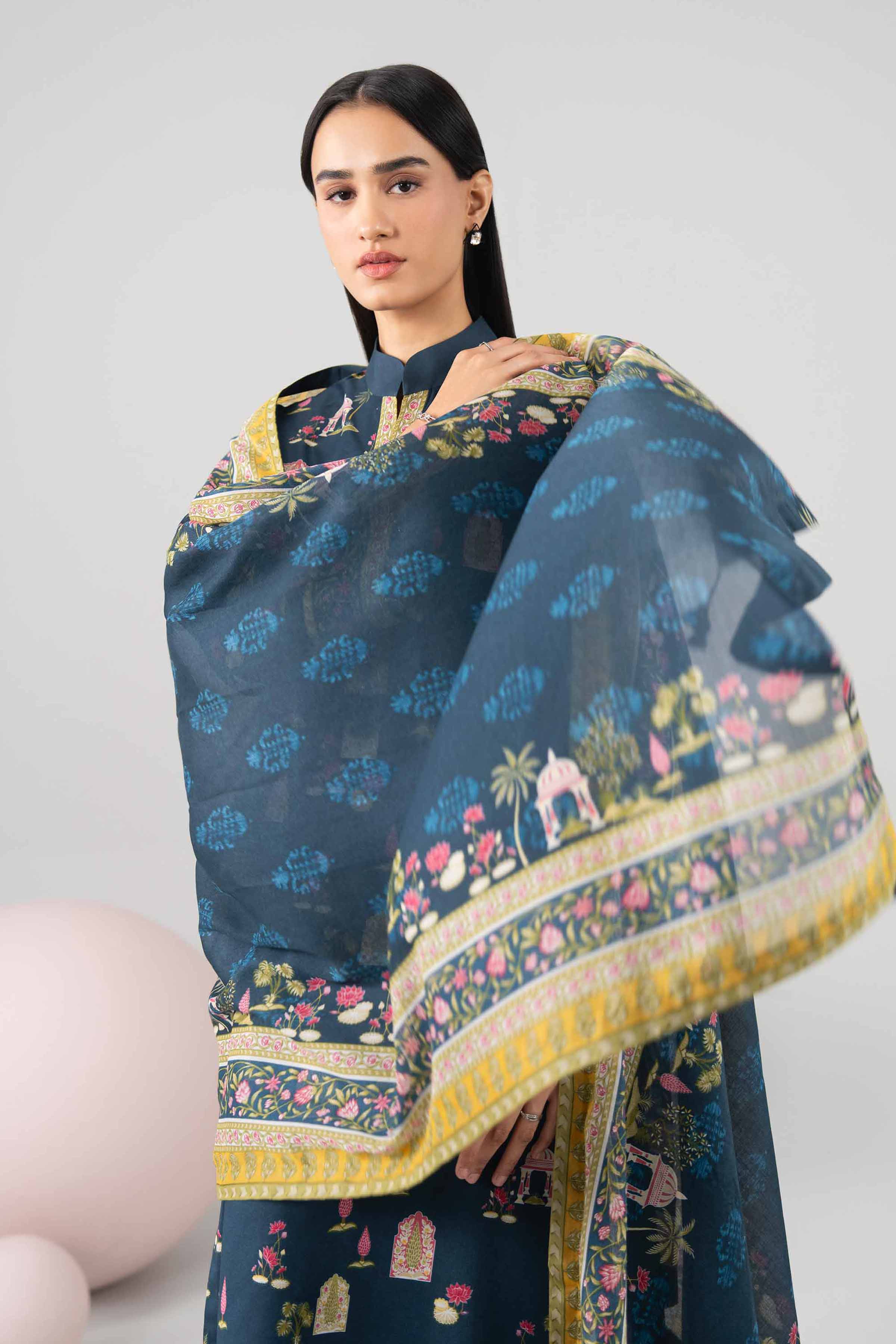Original Nishat 3 Piece - Printed Loose Fabric - 42602636 | Buy Online in Pakistan