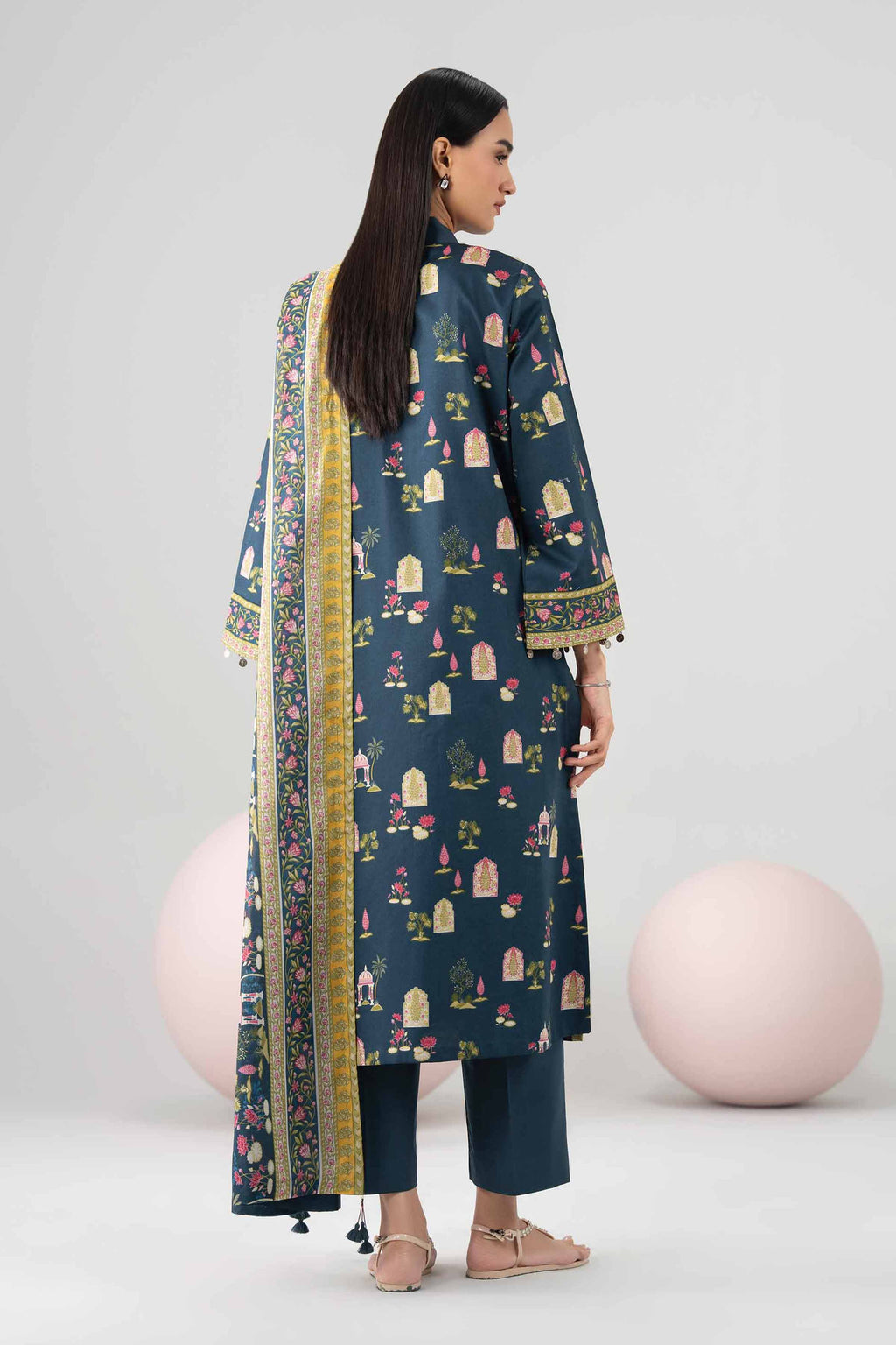 Original Nishat 3 Piece - Printed Loose Fabric - 42602636 | Buy Online in Pakistan