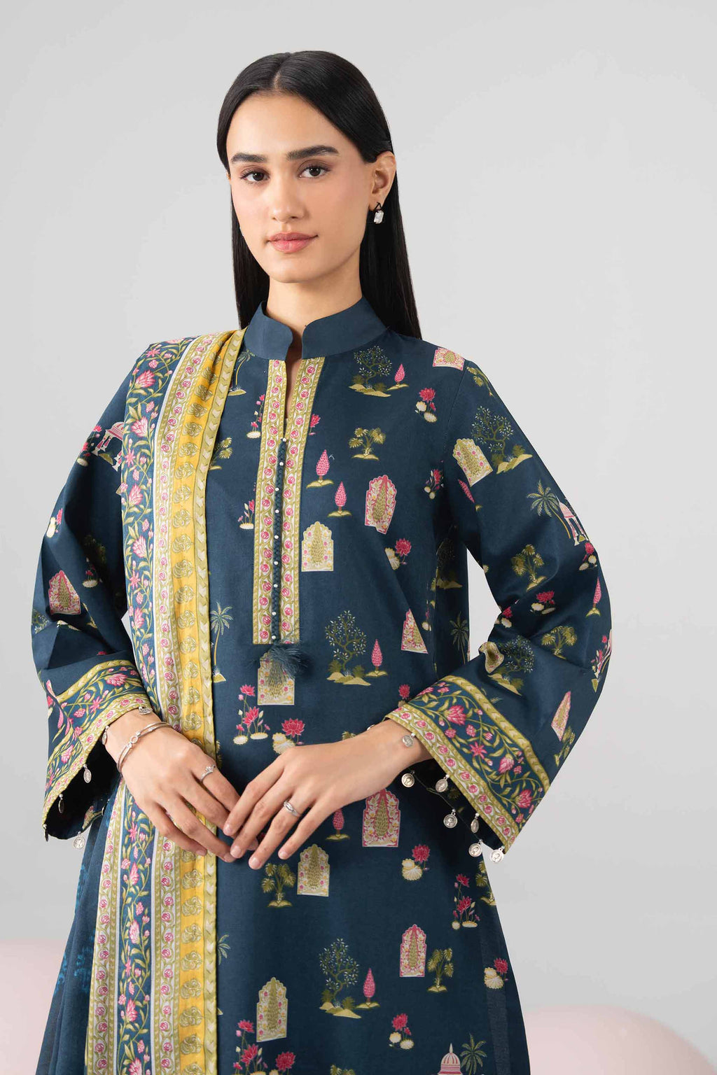 Original Nishat 3 Piece - Printed Loose Fabric - 42602636 | Buy Online in Pakistan