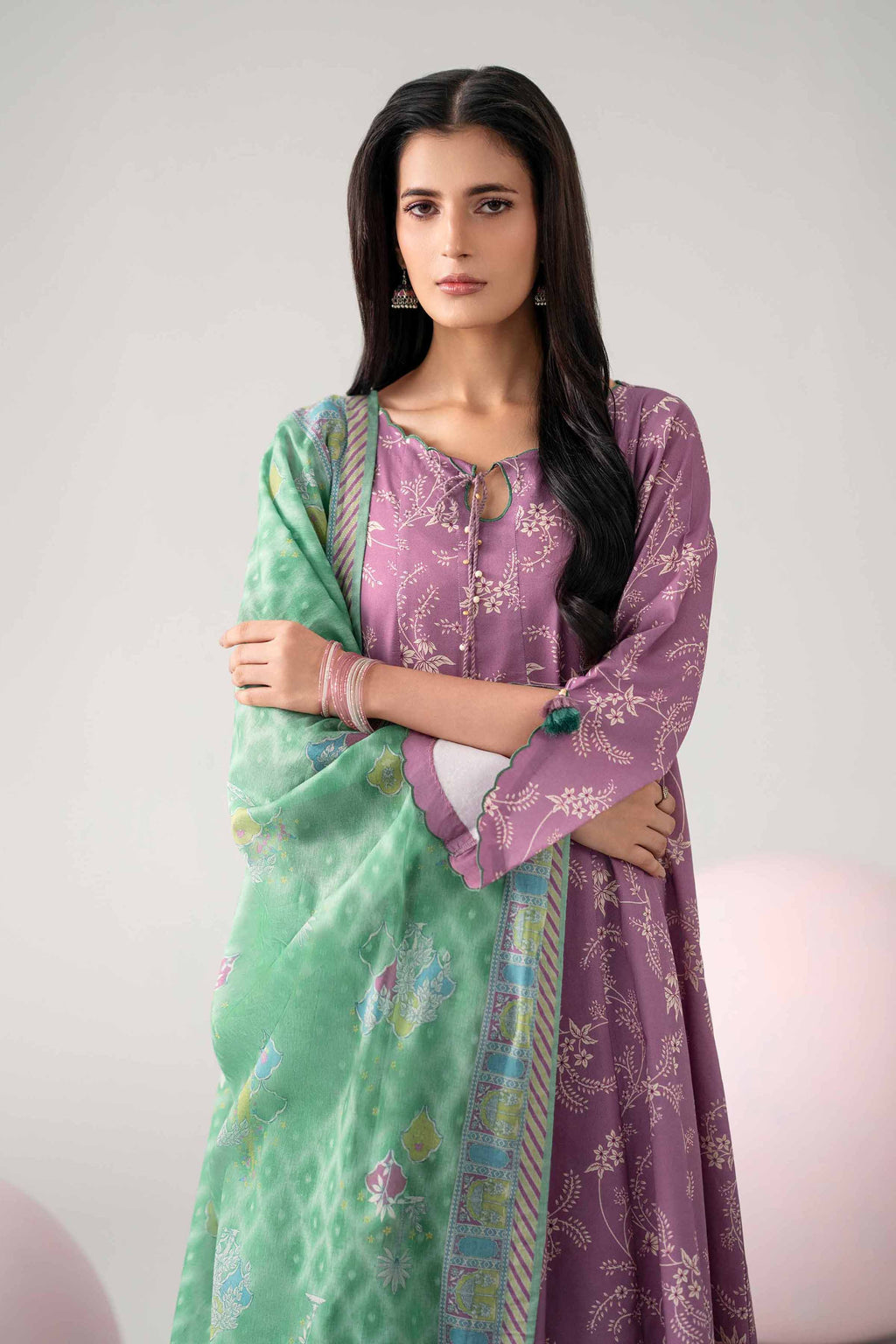 Original Nishat 3 Piece - Printed Loose Fabric - 42602638 | Buy Online in Pakistan