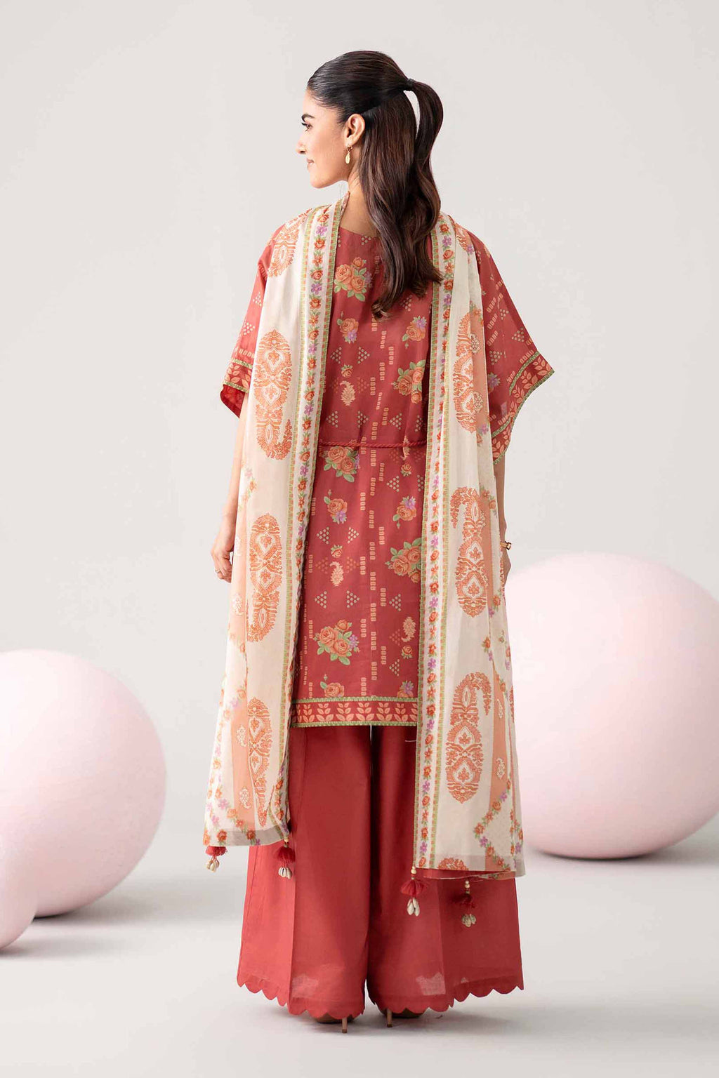 Original Nishat 3 Piece - Printed Loose Fabric - 42602639 | Buy Online in Pakistan