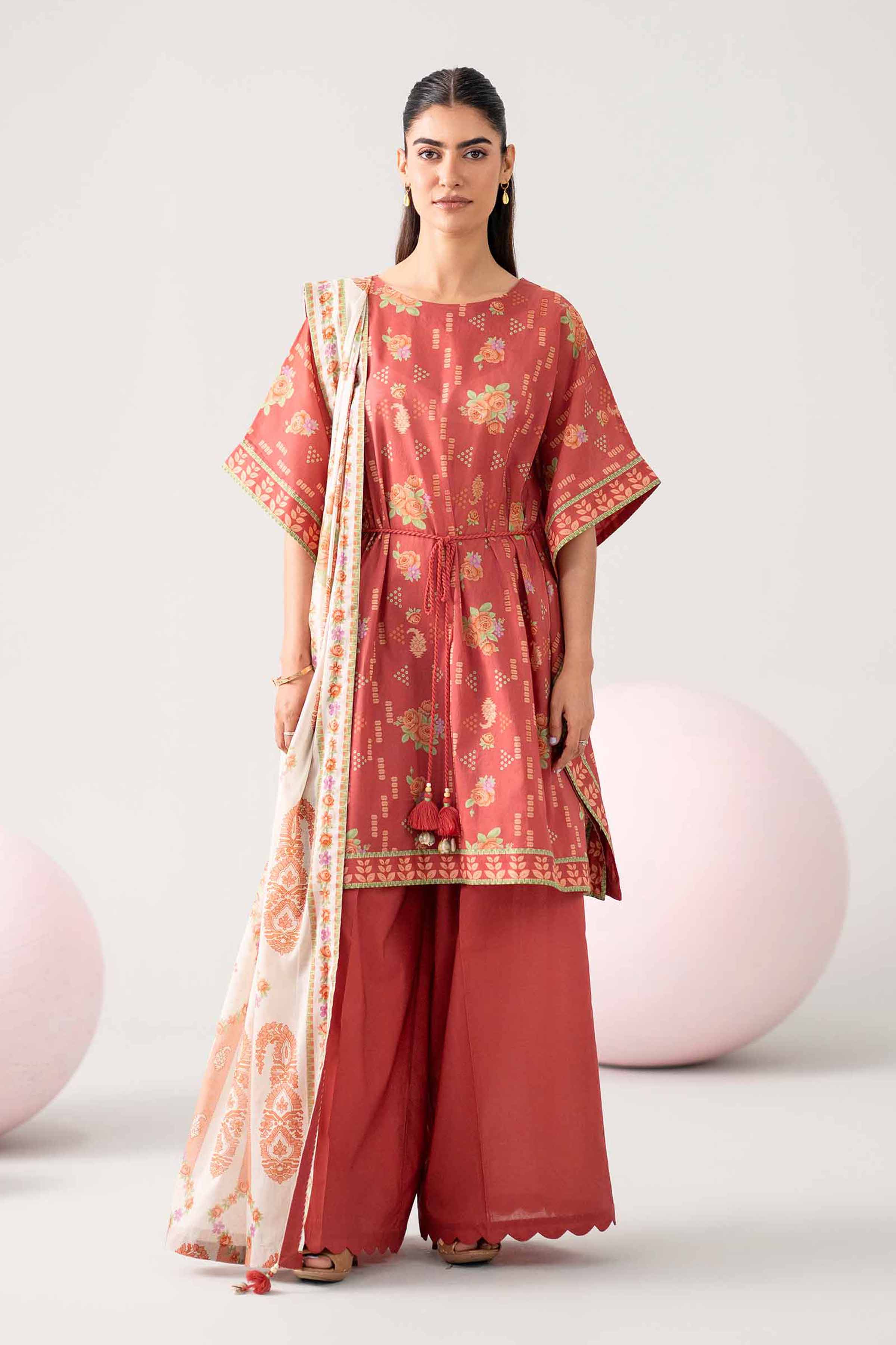 Original Nishat 3 Piece - Printed Loose Fabric - 42602639 | Buy Online in Pakistan