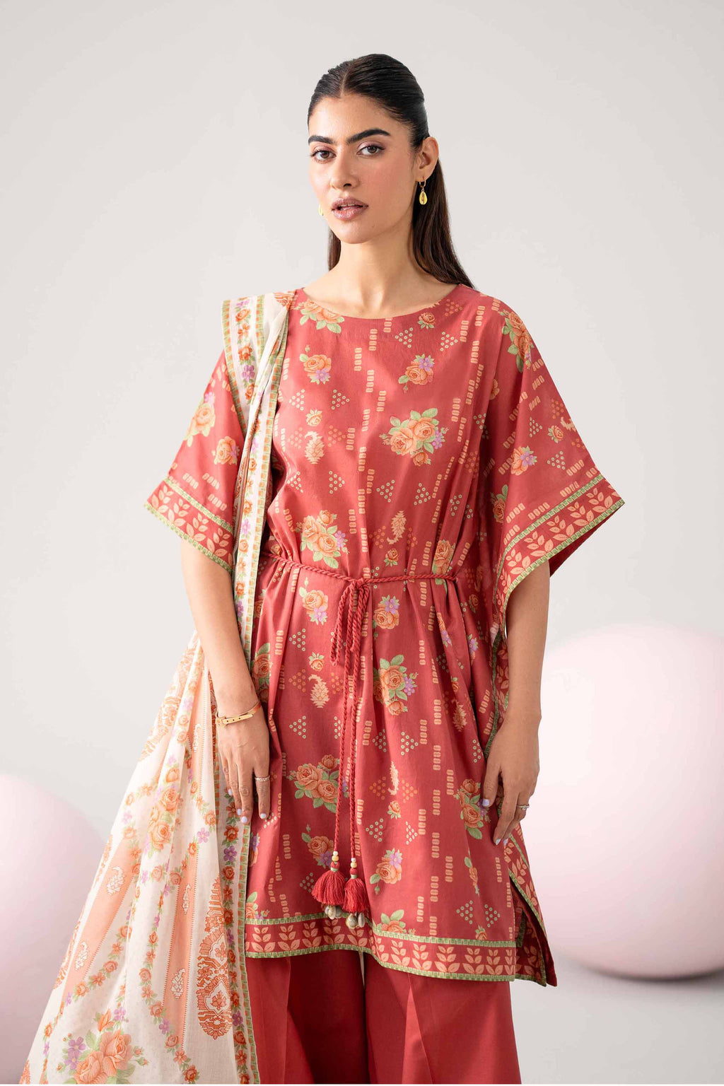 Original Nishat 3 Piece - Printed Loose Fabric - 42602639 | Buy Online in Pakistan