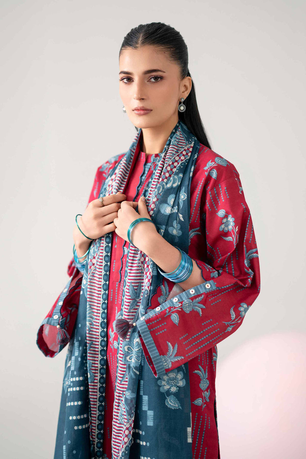 Original Nishat 3 Piece - Printed Loose Fabric - 42602642 | Buy Online in Pakistan