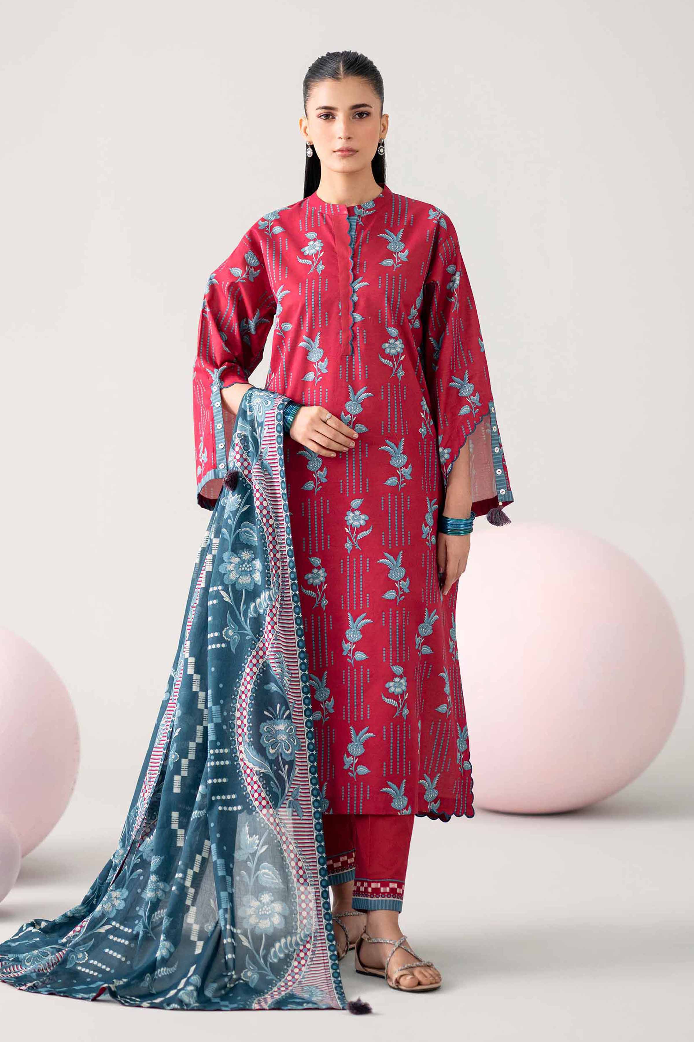 Original Nishat 3 Piece - Printed Loose Fabric - 42602642 | Buy Online in Pakistan