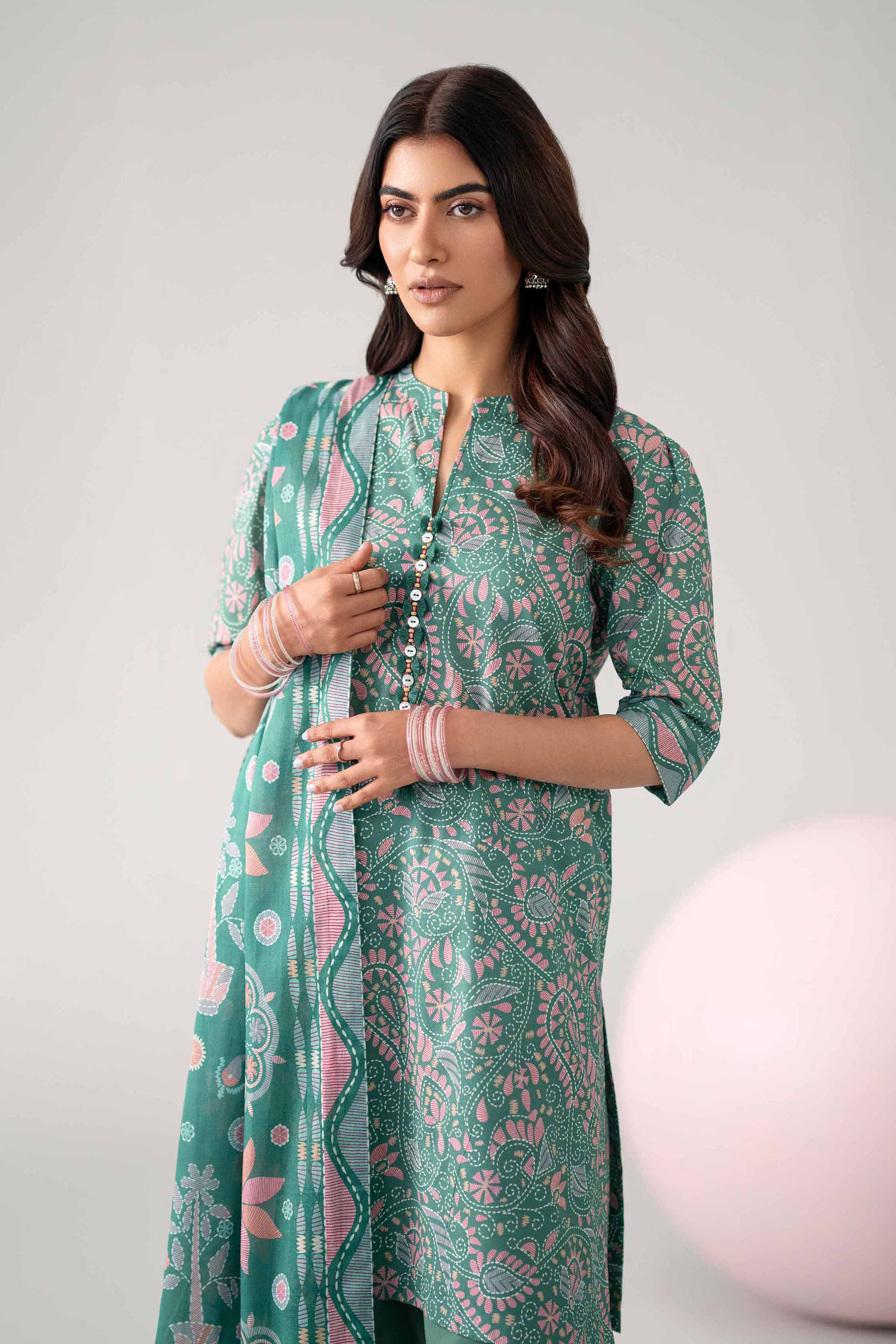 Original Nishat 3 Piece - Printed Loose Fabric - 42602643 | Buy Online in Pakistan