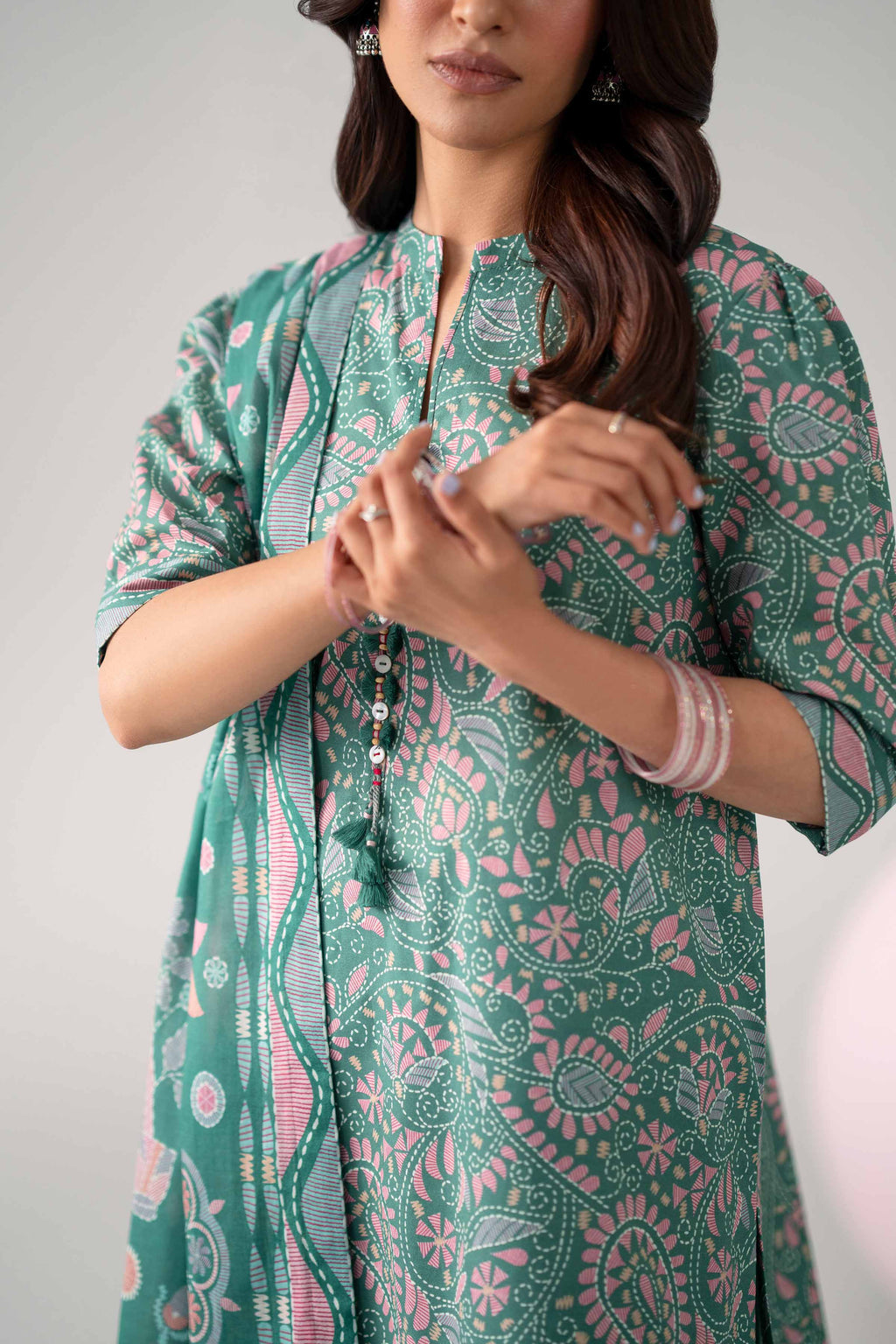 Original Nishat 3 Piece - Printed Loose Fabric - 42602643 | Buy Online in Pakistan