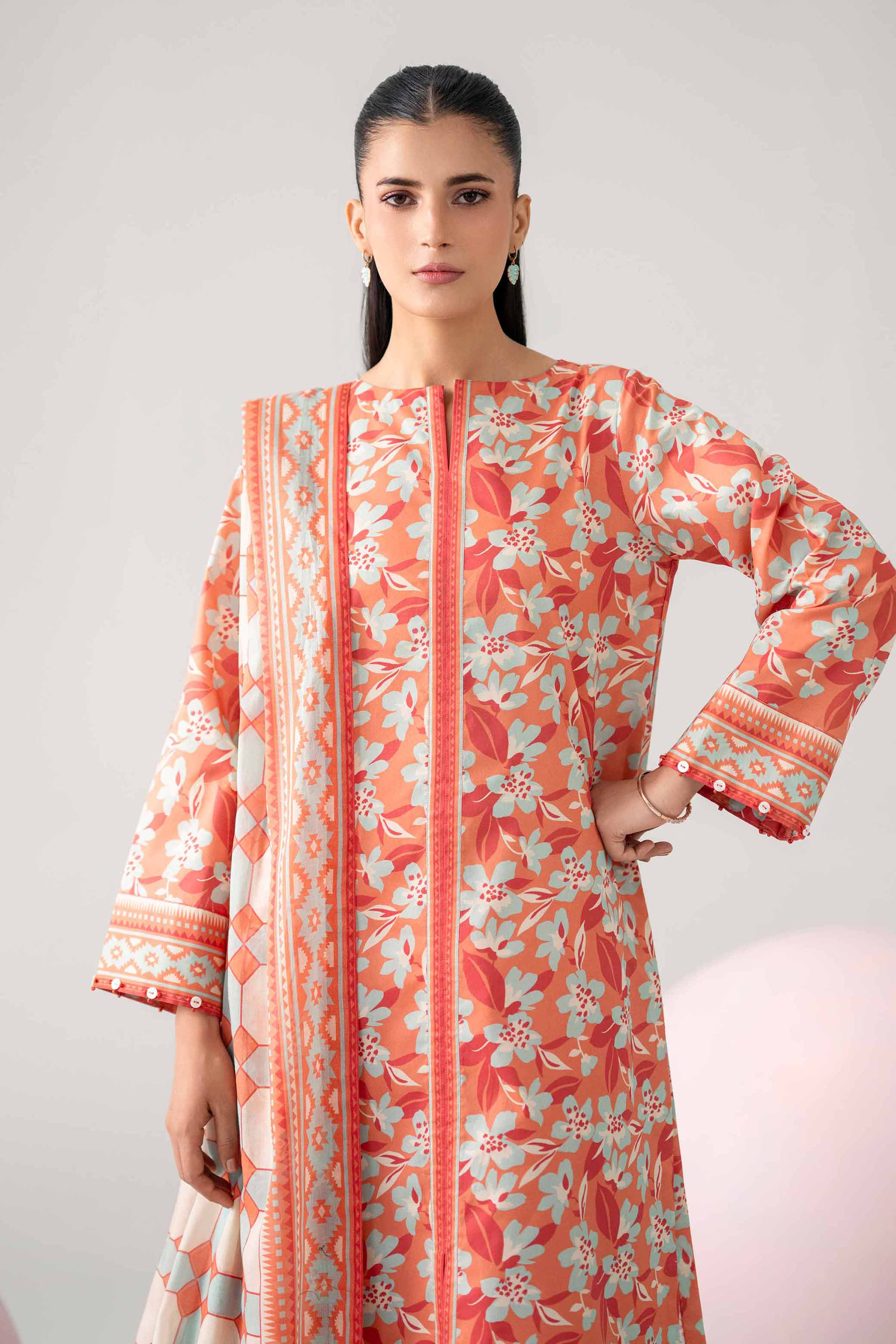 Original Nishat 3 Piece - Printed Loose Fabric - 42602645 | Buy Online in Pakistan
