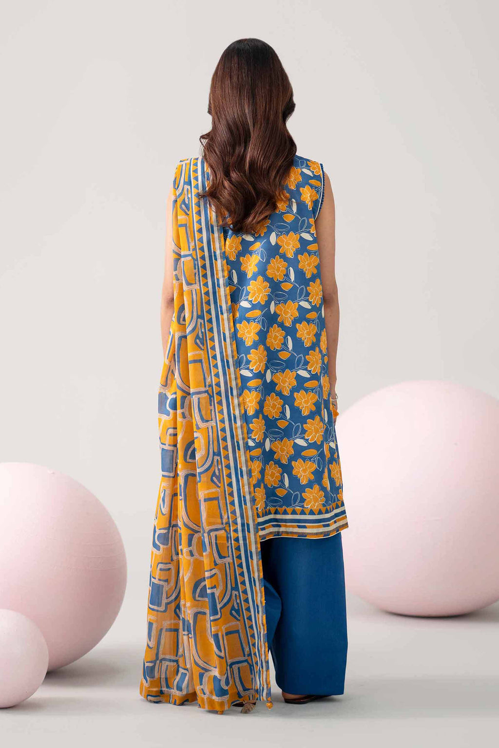 Original Nishat 3 Piece - Printed Loose Fabric - 42602646 | Buy Online in Pakistan