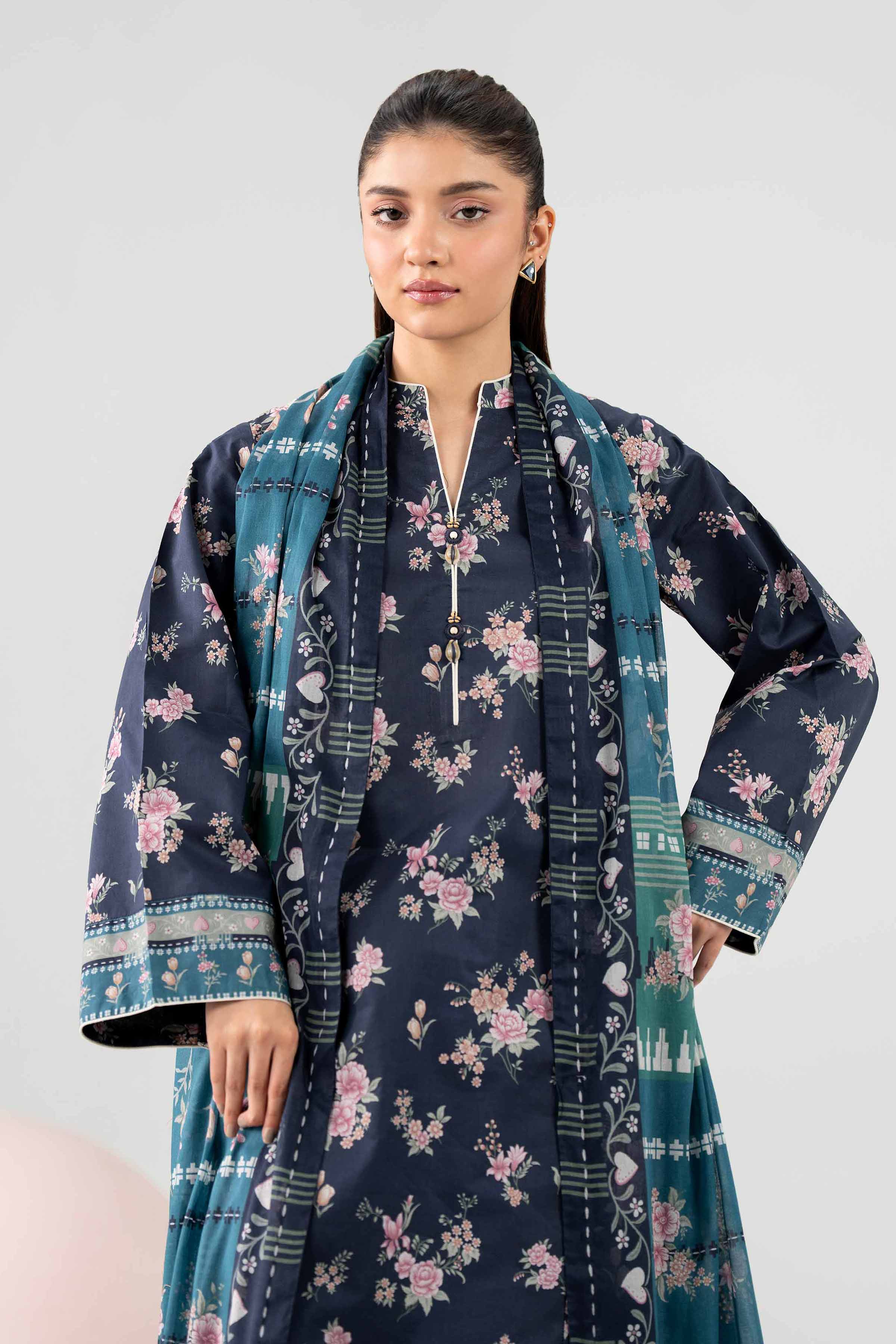 Original Nishat 3 Piece - Printed Loose Fabric - 42602647 | Buy Online in Pakistan