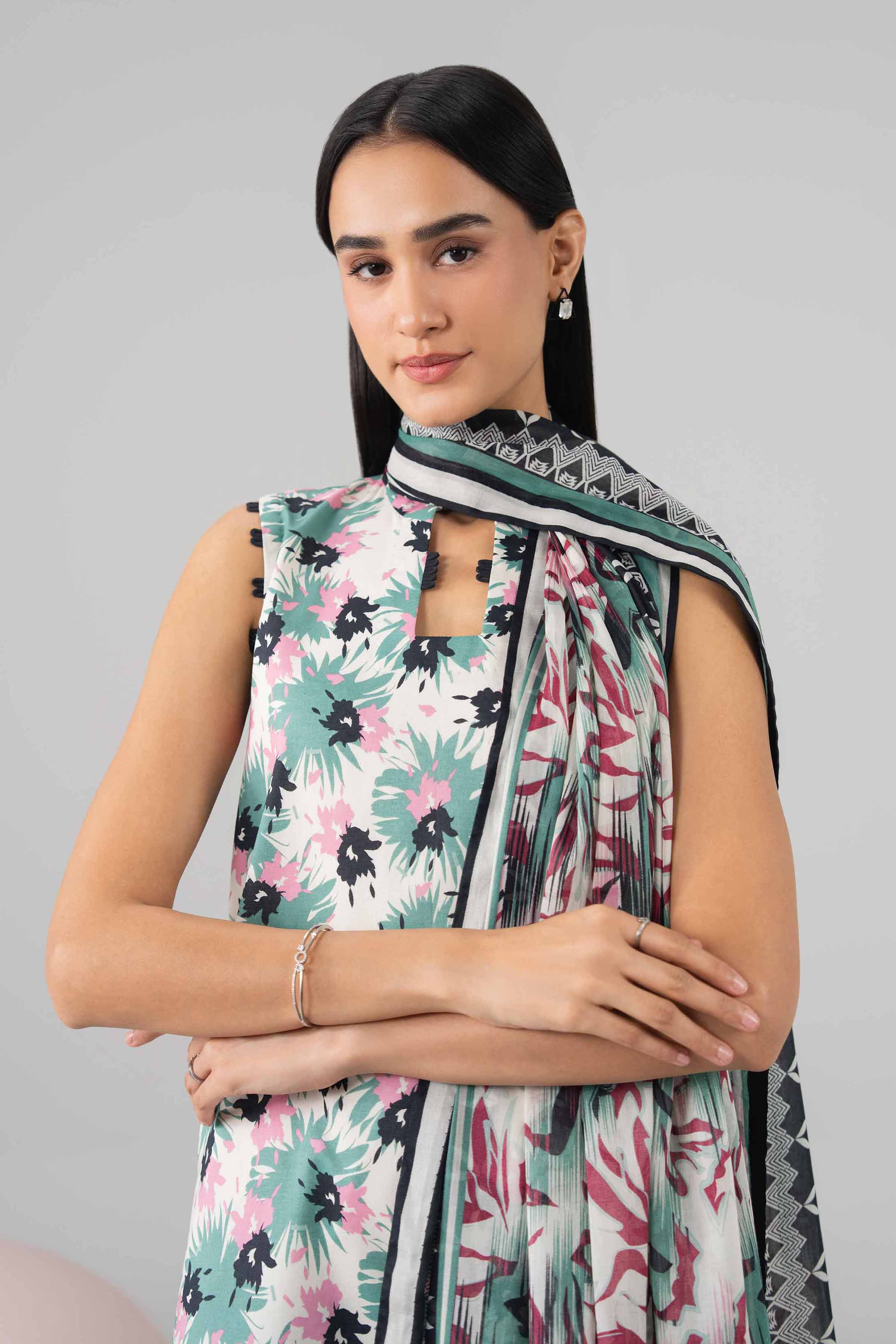 Original Nishat 3 Piece - Printed Loose Fabric - 42602648 | Buy Online in Pakistan