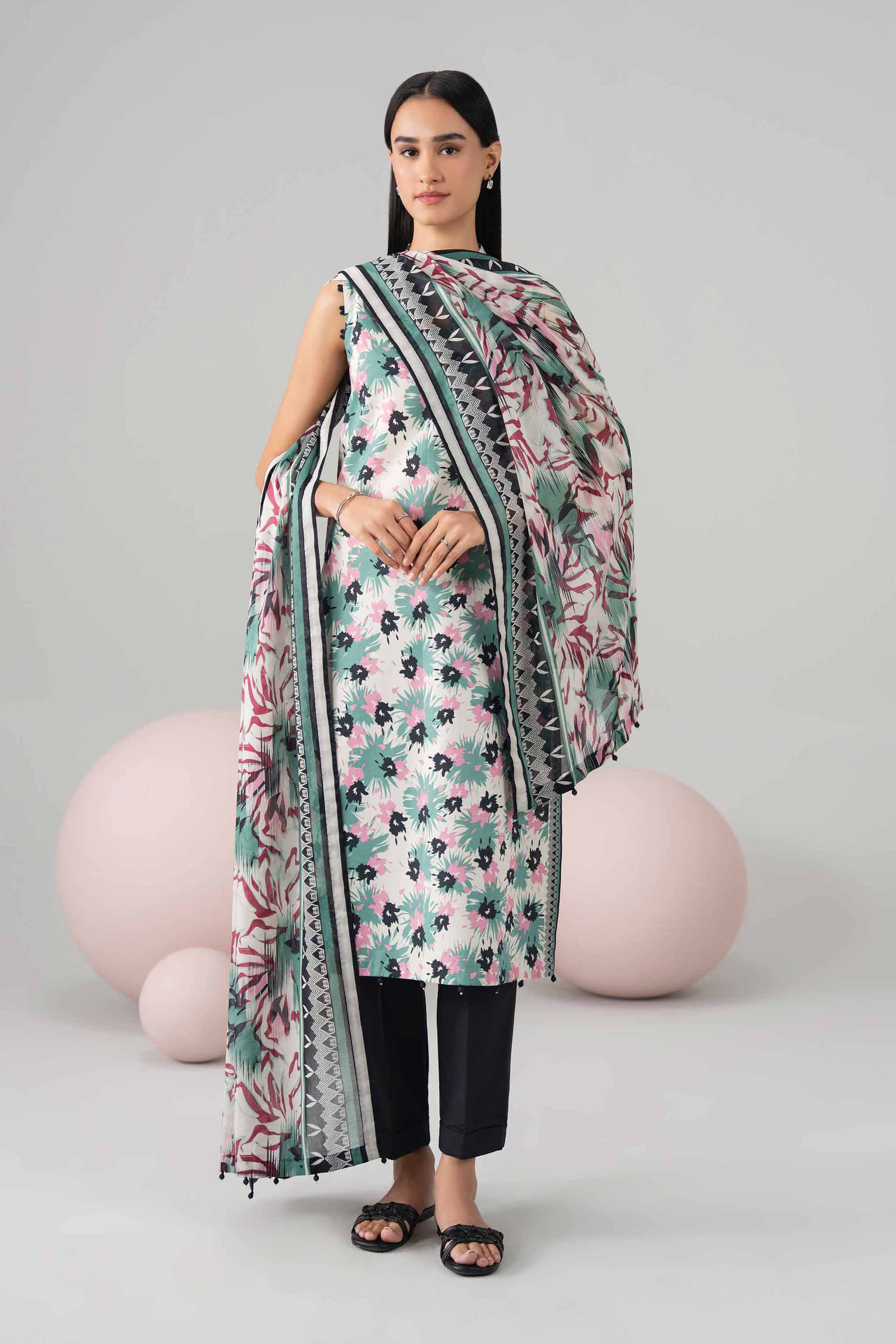 Original Nishat 3 Piece - Printed Loose Fabric - 42602648 | Buy Online in Pakistan