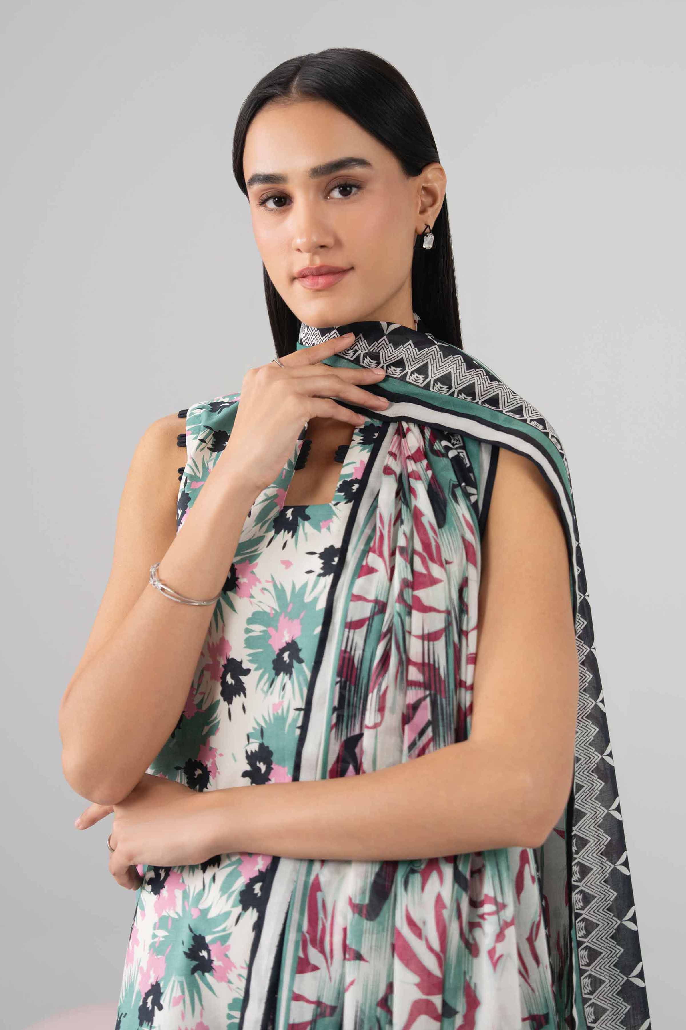 Original Nishat 3 Piece - Printed Loose Fabric - 42602648 | Buy Online in Pakistan