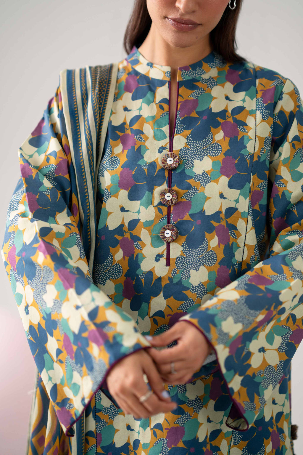 Original Nishat 3 Piece - Printed Loose Fabric - 42602649 | Buy Online in Pakistan