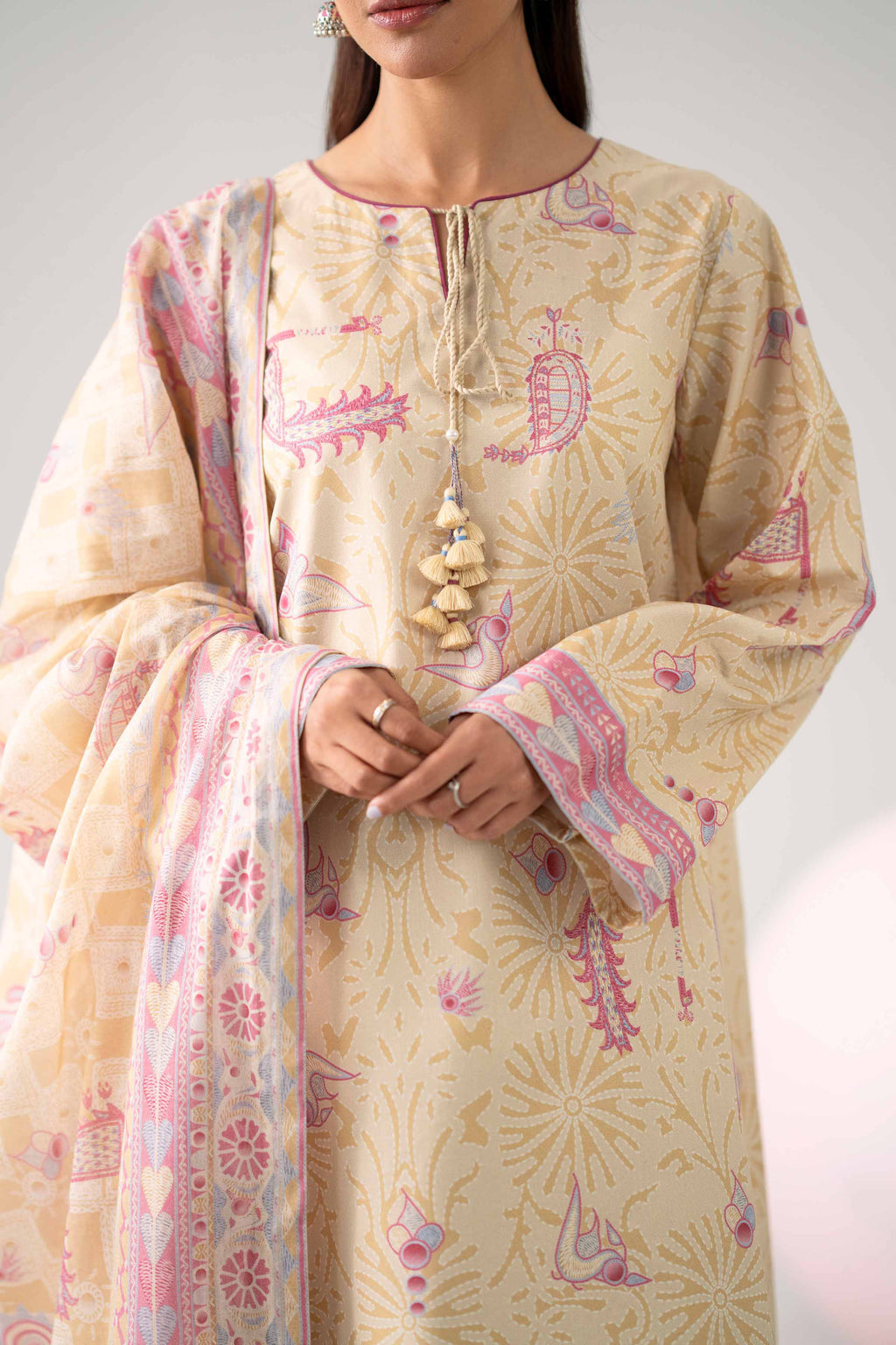 Original Nishat 3 Piece - Printed Loose Fabric - 42602650 | Buy Online in Pakistan