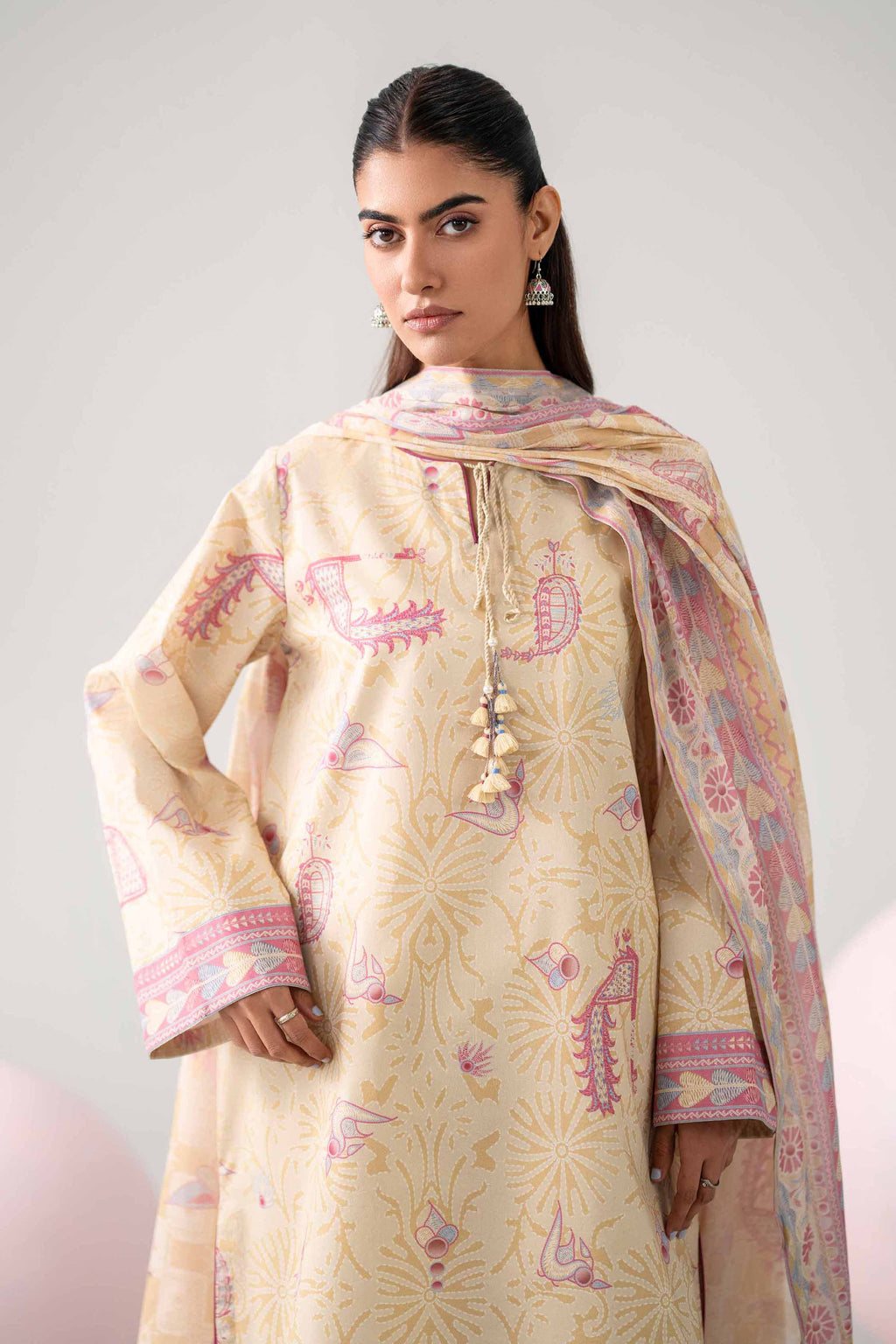 Original Nishat 3 Piece - Printed Loose Fabric - 42602650 | Buy Online in Pakistan