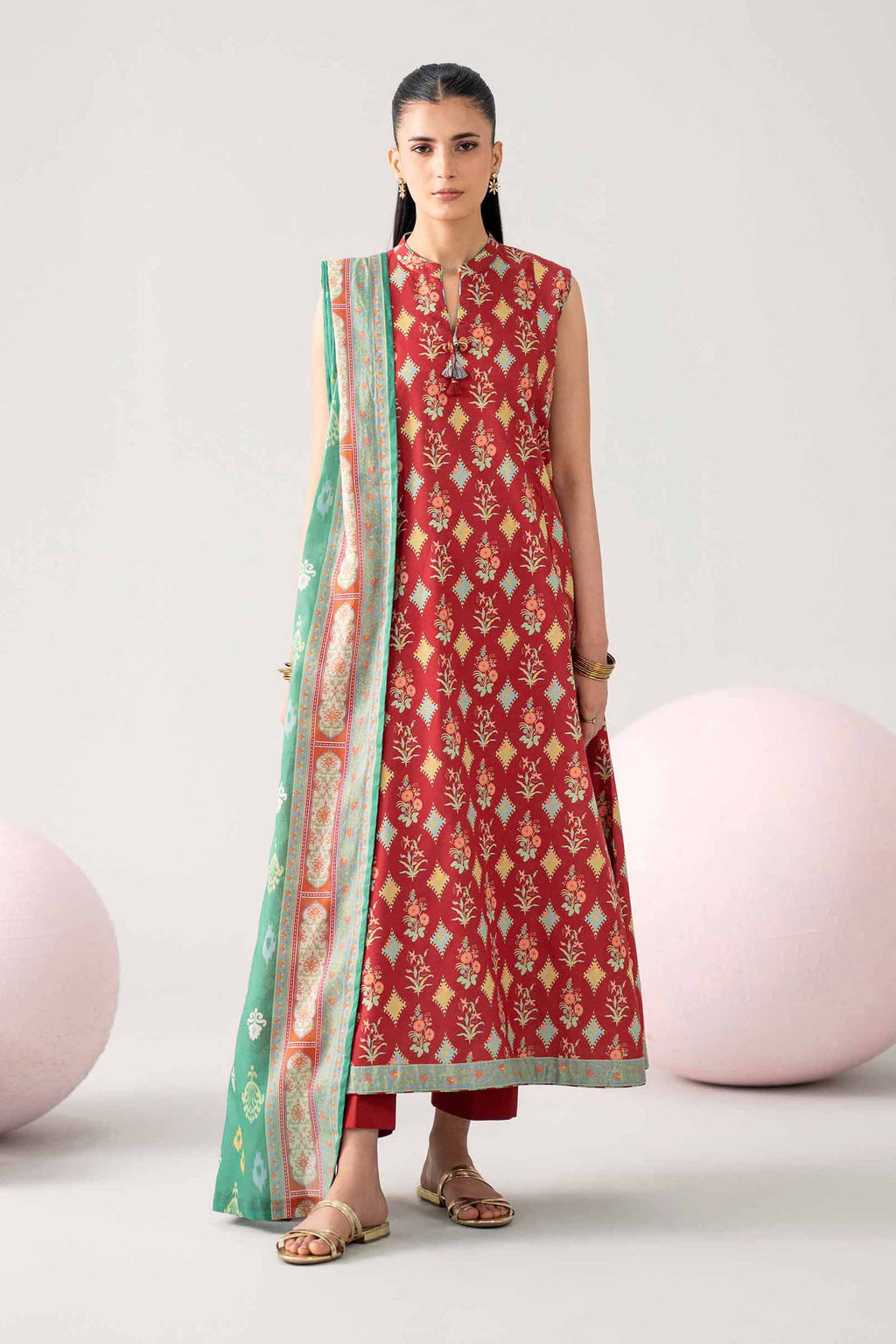 Original Nishat 3 Piece - Printed Loose Fabric - 42602652 | Buy Online in Pakistan