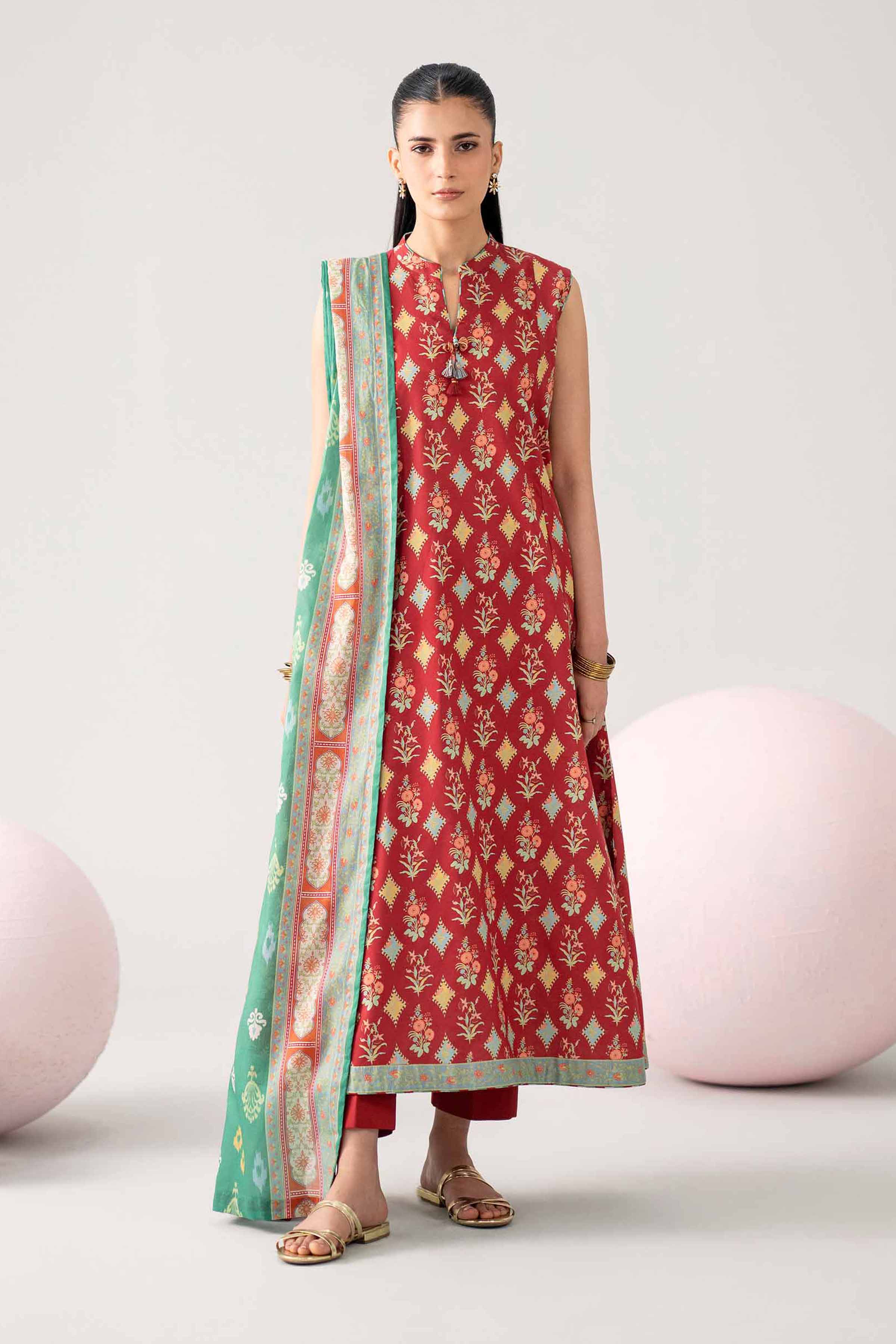 Original Nishat 3 Piece - Printed Loose Fabric - 42602652 | Buy Online in Pakistan