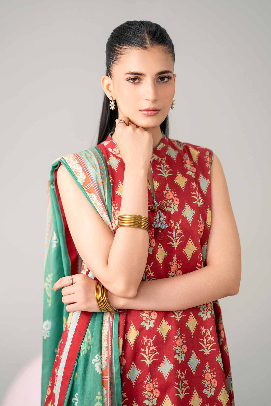 Original Nishat 3 Piece - Printed Loose Fabric - 42602652 | Buy Online in Pakistan