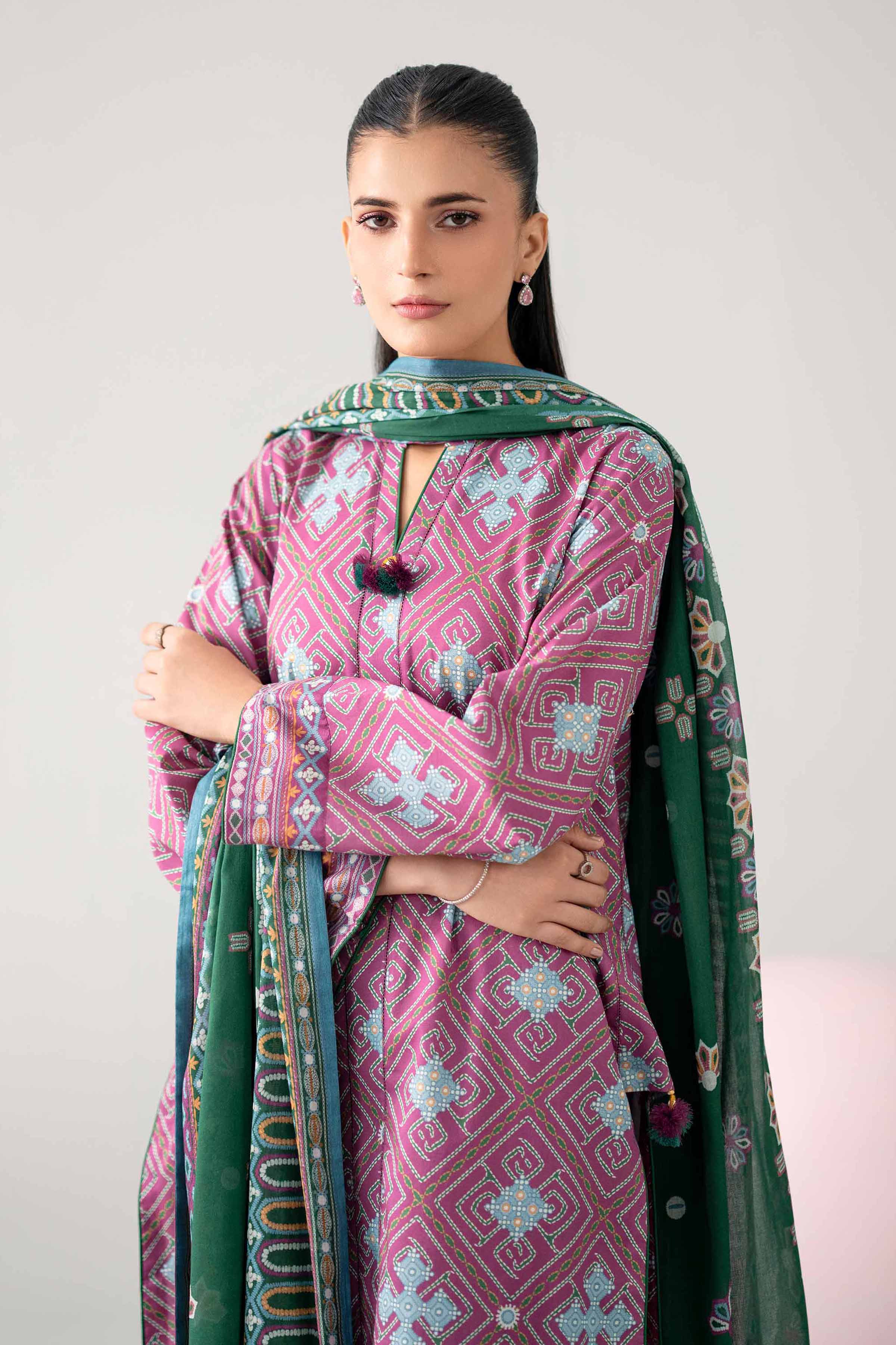 Original Nishat 3 Piece - Printed Loose Fabric - 42602653 | Buy Online in Pakistan