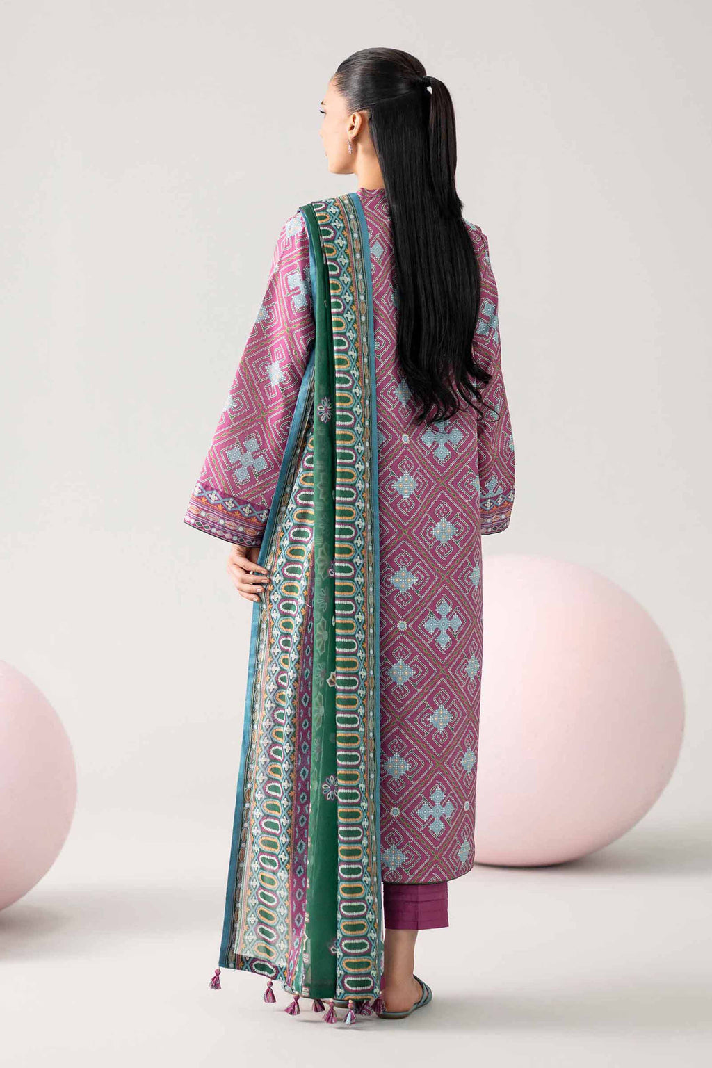 Original Nishat 3 Piece - Printed Loose Fabric - 42602653 | Buy Online in Pakistan