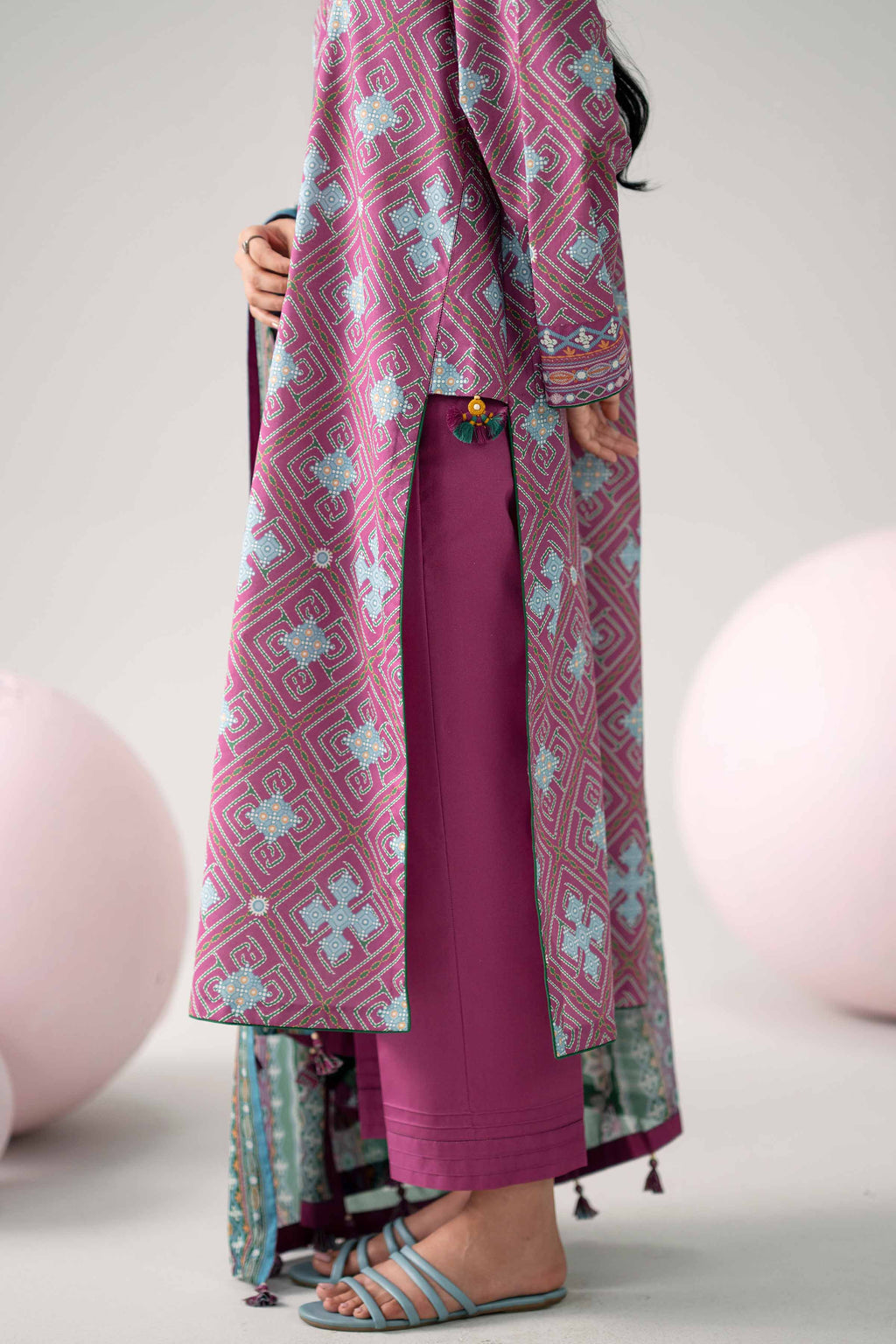 Original Nishat 3 Piece - Printed Loose Fabric - 42602653 | Buy Online in Pakistan
