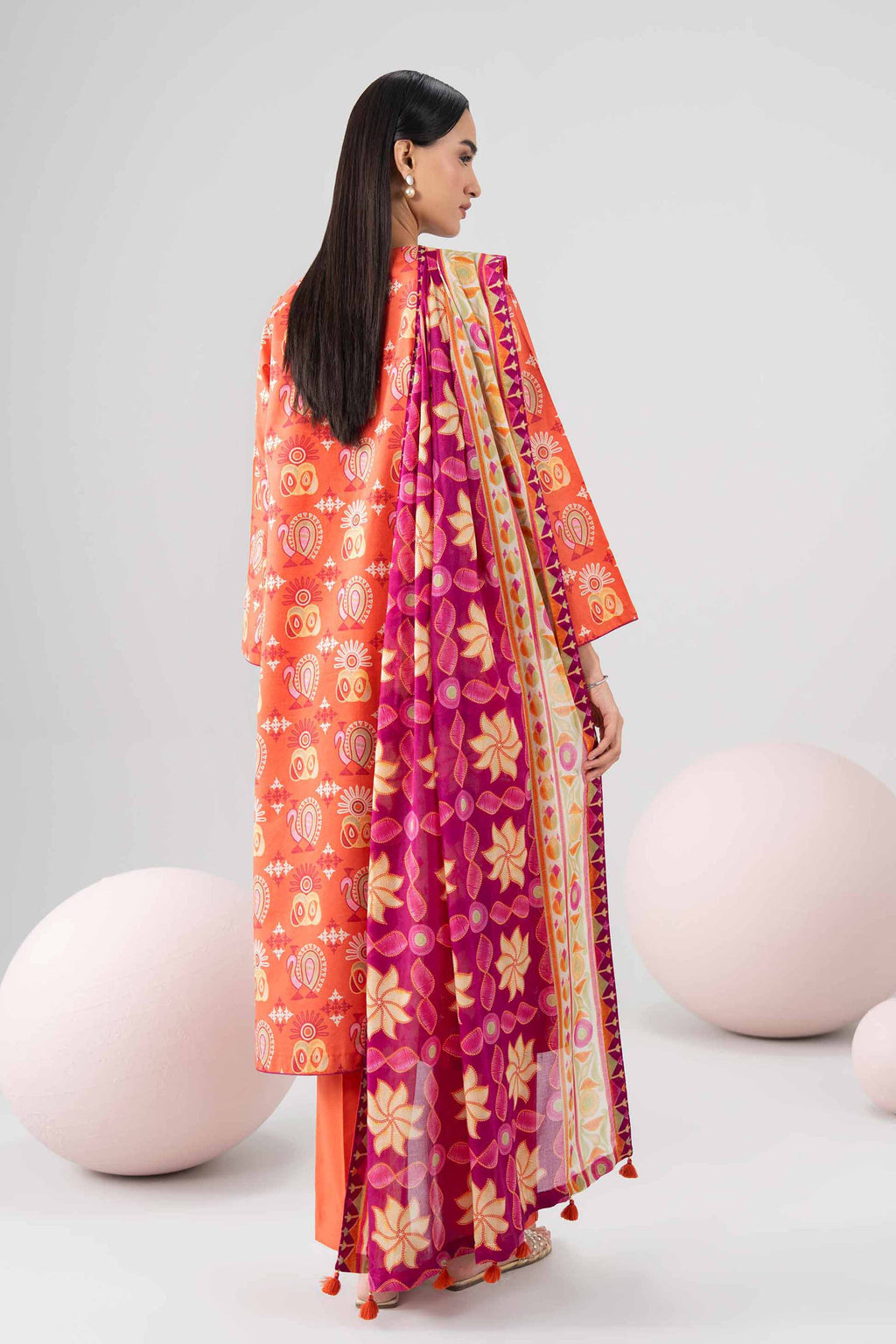 Original Nishat 3 Piece - Printed Loose Fabric - 42602654 | Buy Online in Pakistan