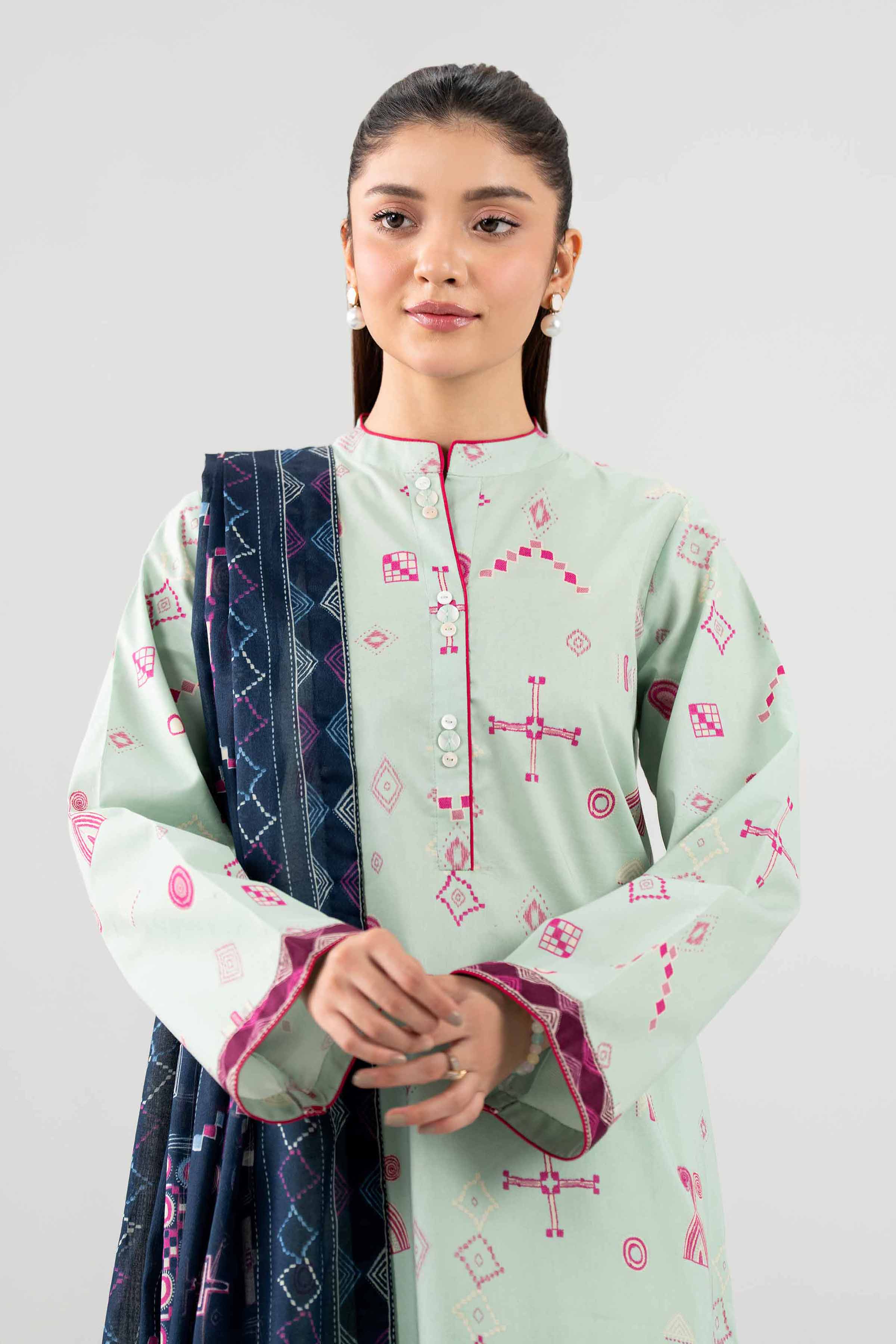 Original Nishat 3 Piece - Printed Loose Fabric - 42602657 | Buy Online in Pakistan