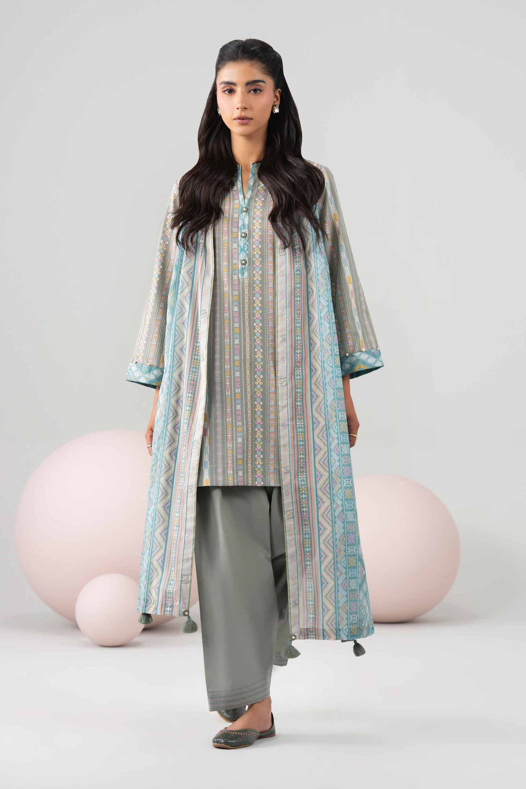 Original Nishat 3 Piece - Printed Loose Fabric - 42602658 | Buy Online in Pakistan