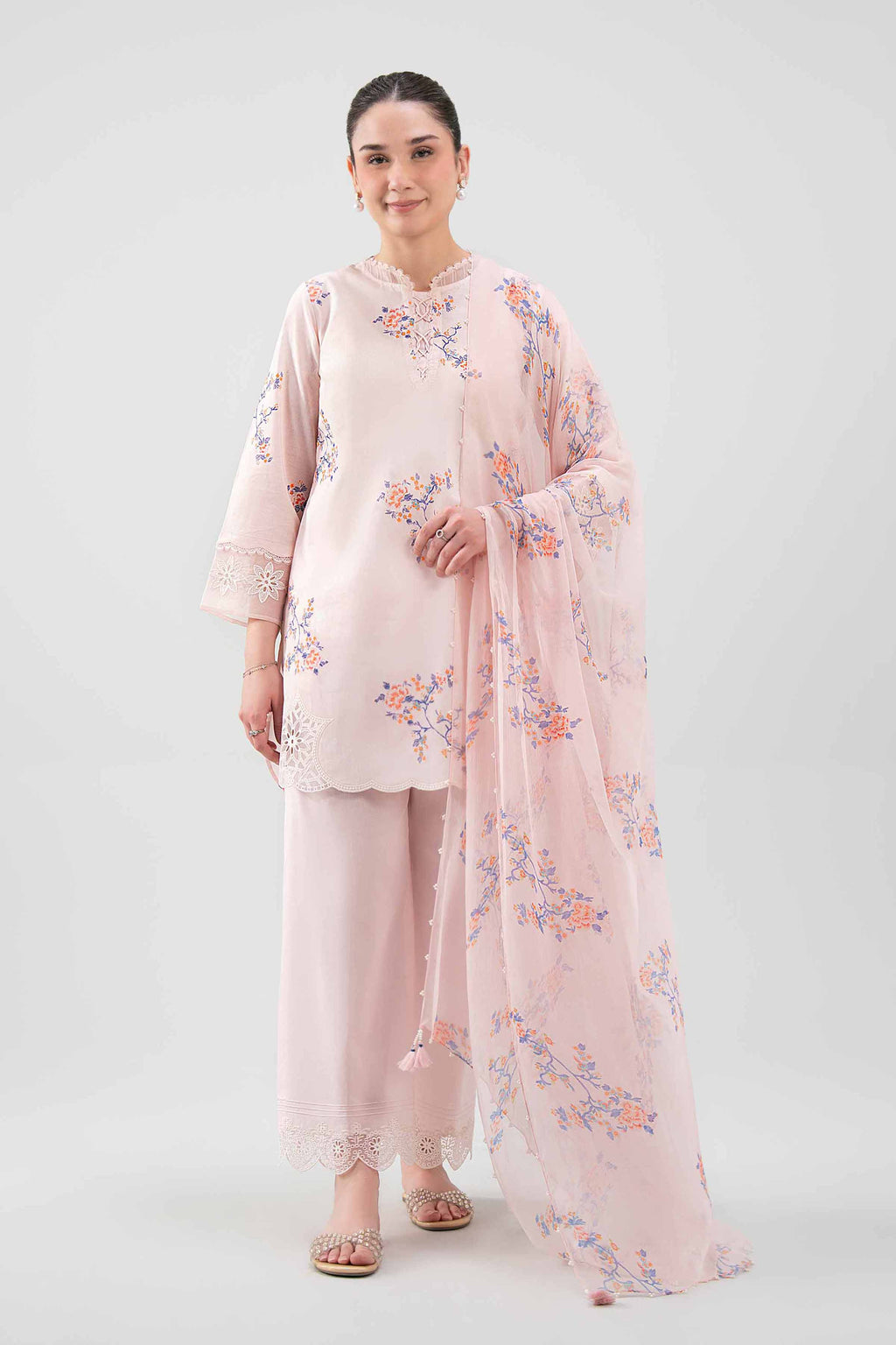 Original Nishat 3 Piece - Digital Printed Embroidered Suit - 42619108 | Buy Online in Pakistan