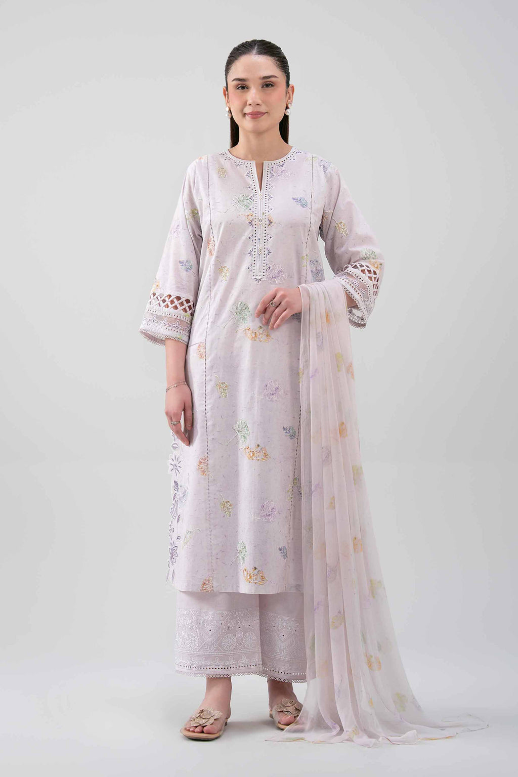 Original Nishat 3 Piece - Digital Printed Embroidered Suit - 42619112 | Buy Online in Pakistan