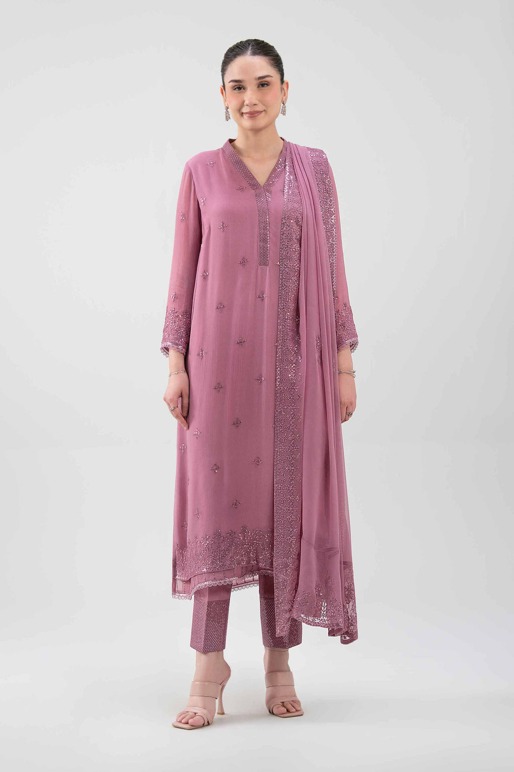 Original Nishat 3 Piece - Embroidered Suit - 42619522 | Buy Online in Pakistan