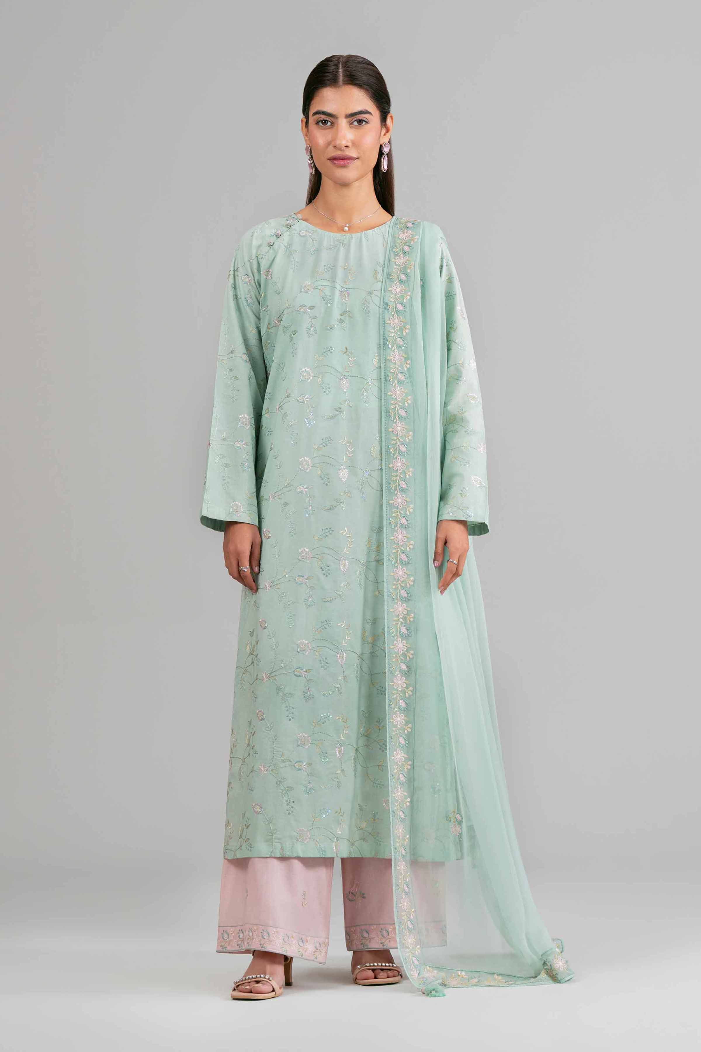 Original Nishat 3 Piece - Embroidered Suit - 42619941 | Buy Online in Pakistan