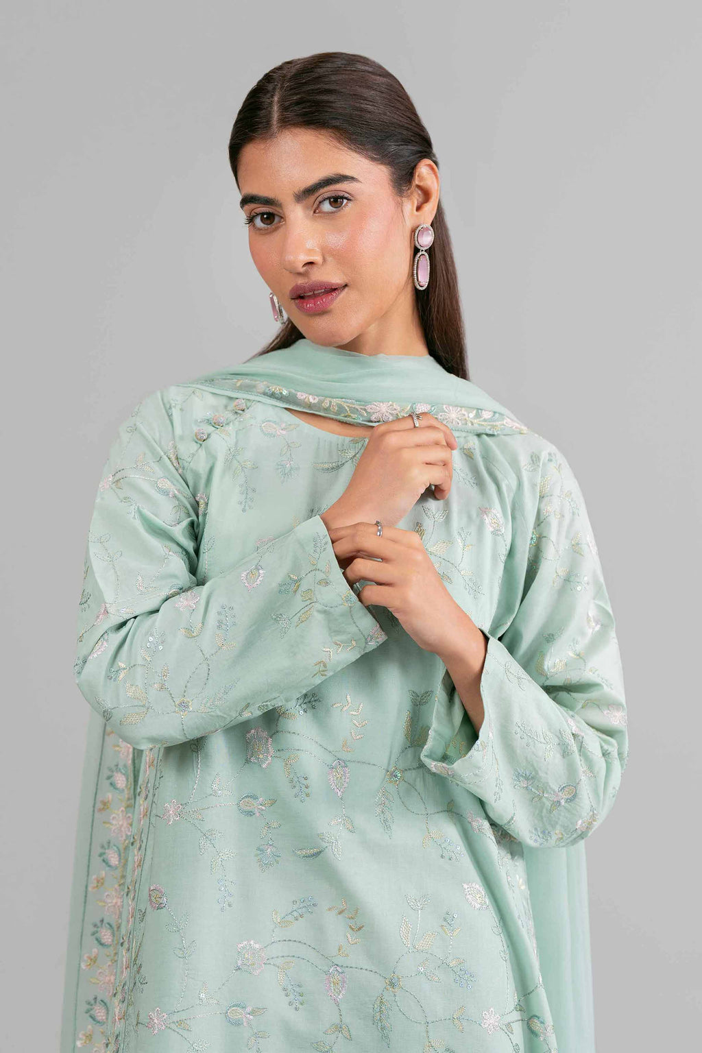 Original Nishat 3 Piece - Embroidered Suit - 42619941 | Buy Online in Pakistan