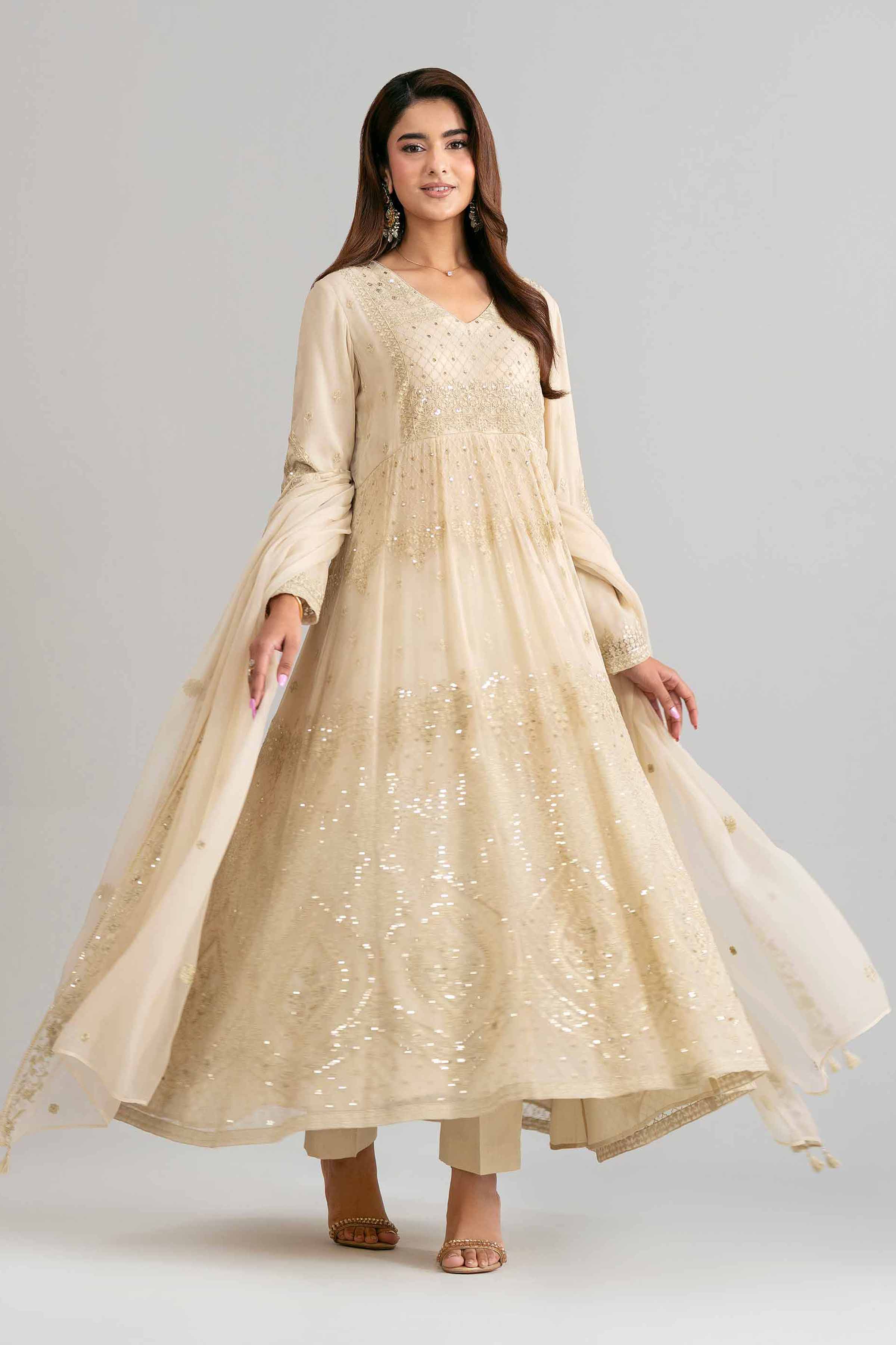 Original Nishat 3 Piece - Embroidered Suit - 42619944 | Buy Online in Pakistan
