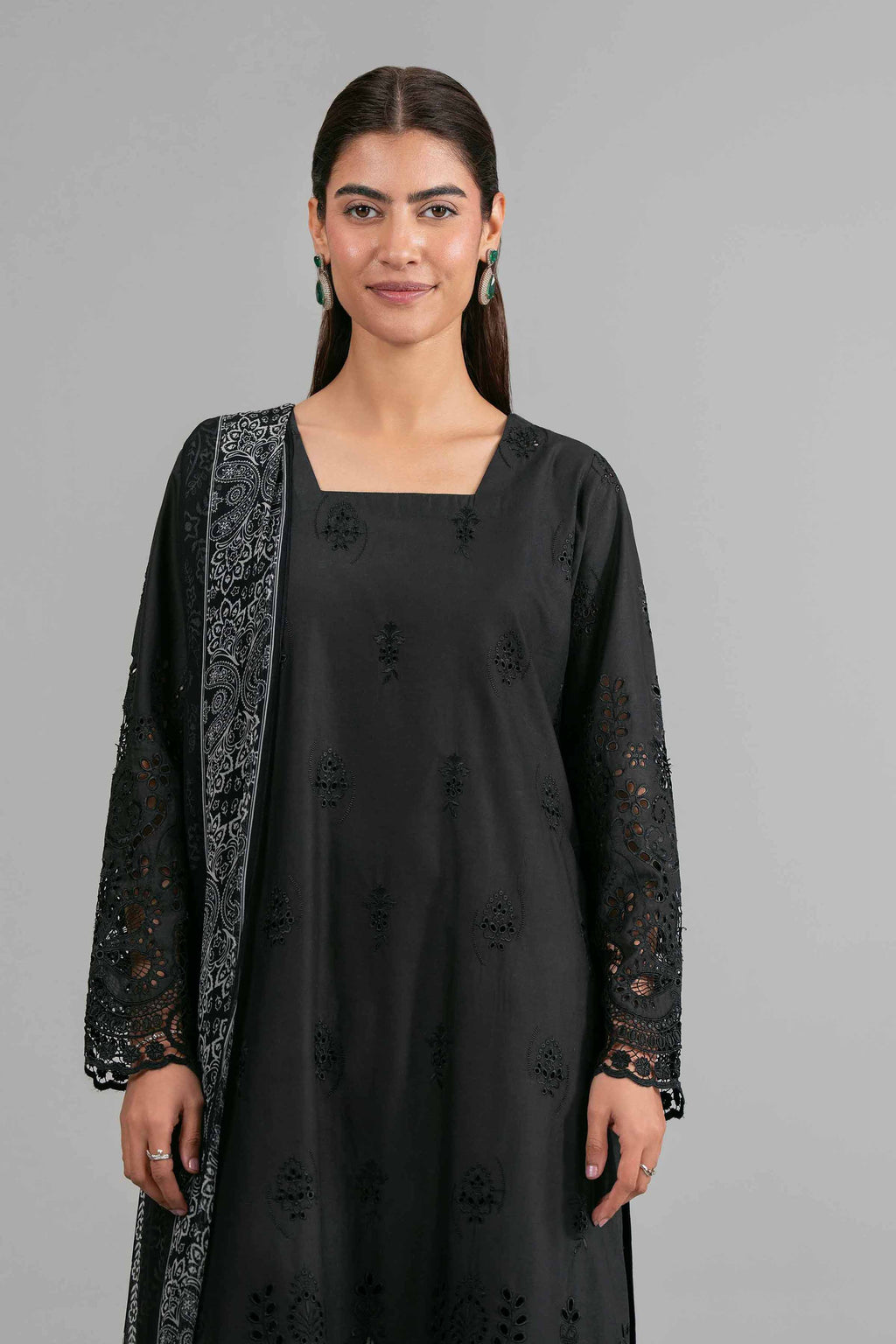 Original Nishat 3 Piece - Printed Embroidered Suit - 42619945 (4th May Launch) | Buy Online in Pakistan
