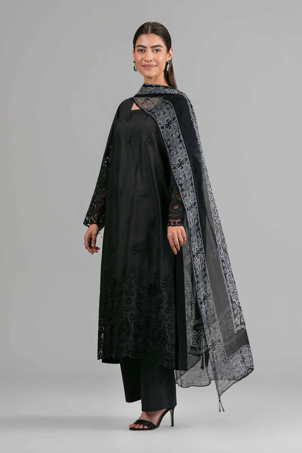 Original Nishat 3 Piece - Printed Embroidered Suit - 42619945 (4th May Launch) | Buy Online in Pakistan