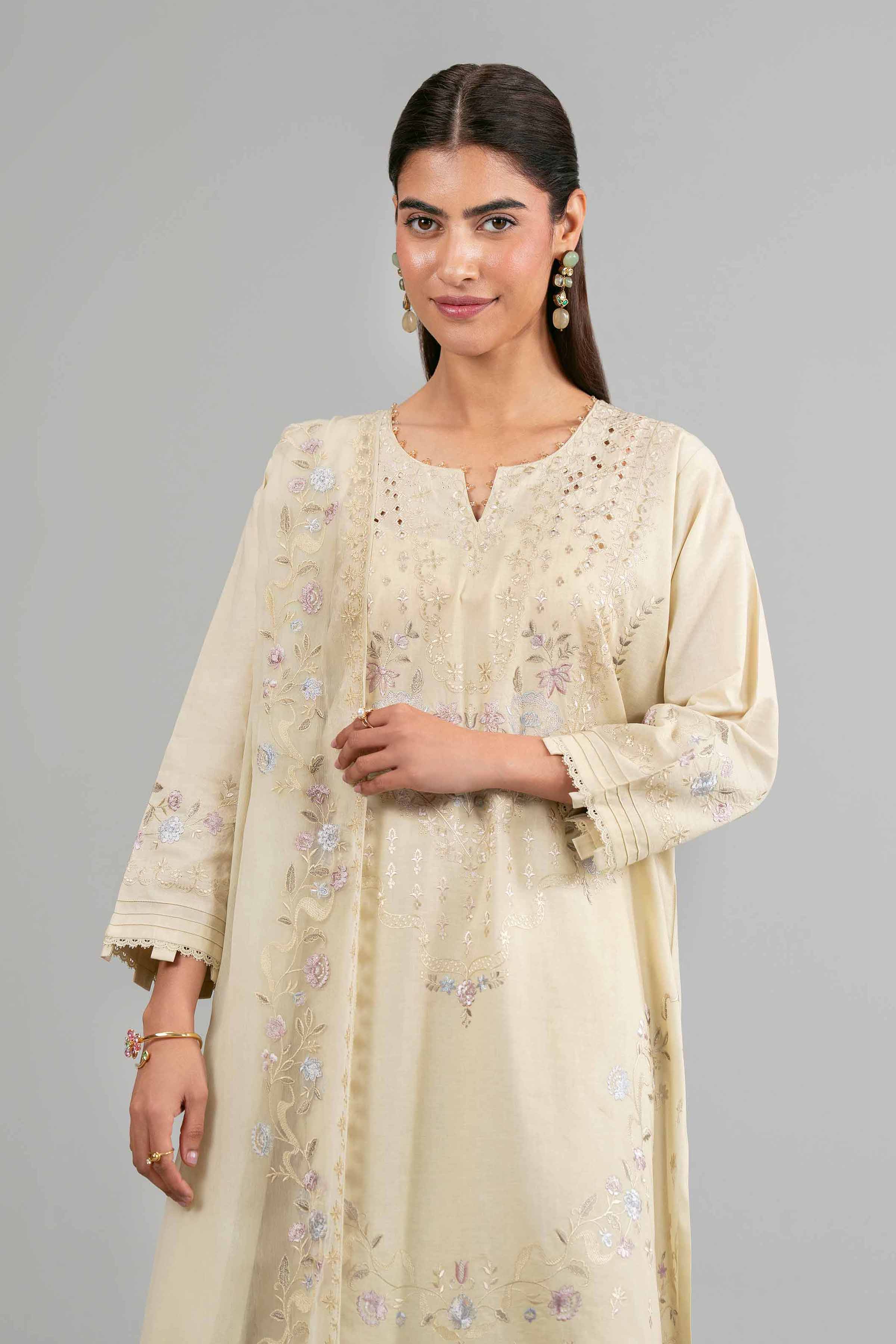 Original Nishat 3 Piece - Embroidered Suit - 42619946 | Buy Online in Pakistan