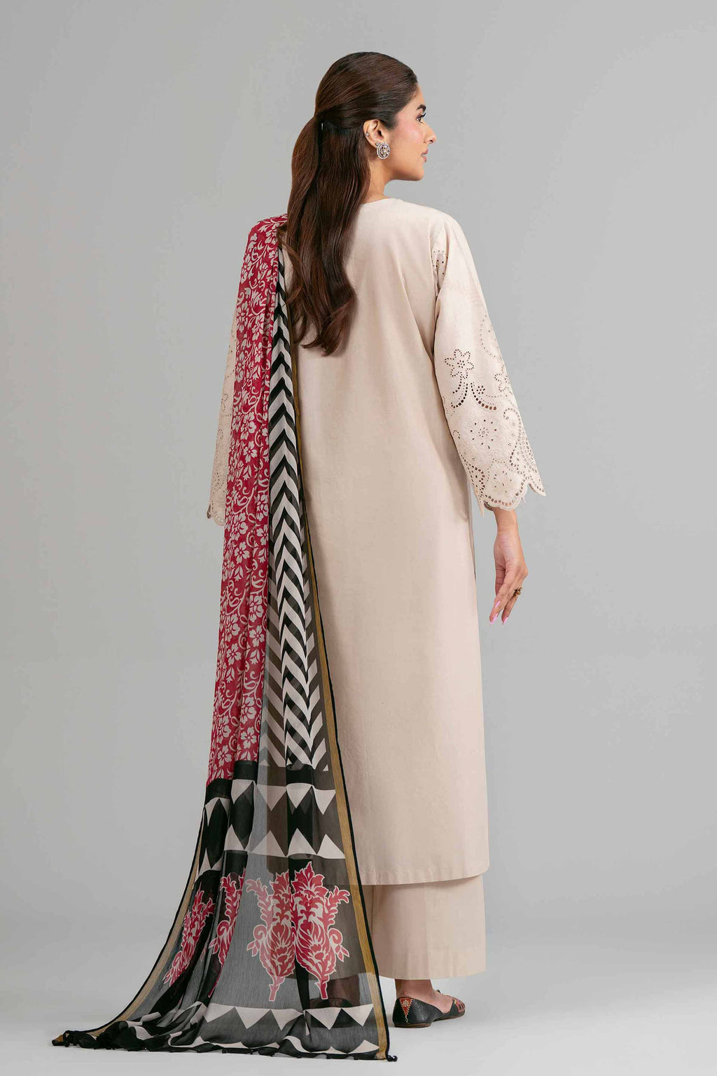Original Nishat 3 Piece - Printed Embroidered Suit - 42619949 | Buy Online in Pakistan