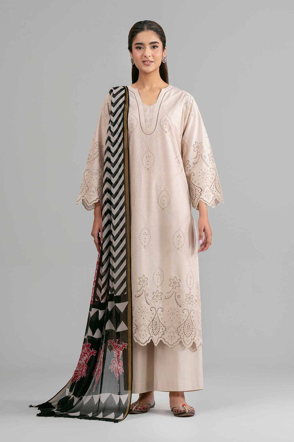 Original Nishat 3 Piece - Printed Embroidered Suit - 42619949 | Buy Online in Pakistan