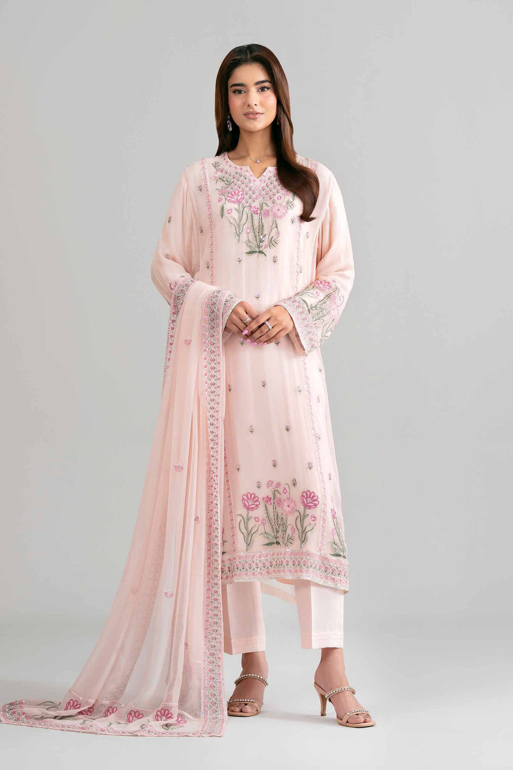 Original Nishat 3 Piece - Embroidered Suit - 42619958 | Buy Online in Pakistan